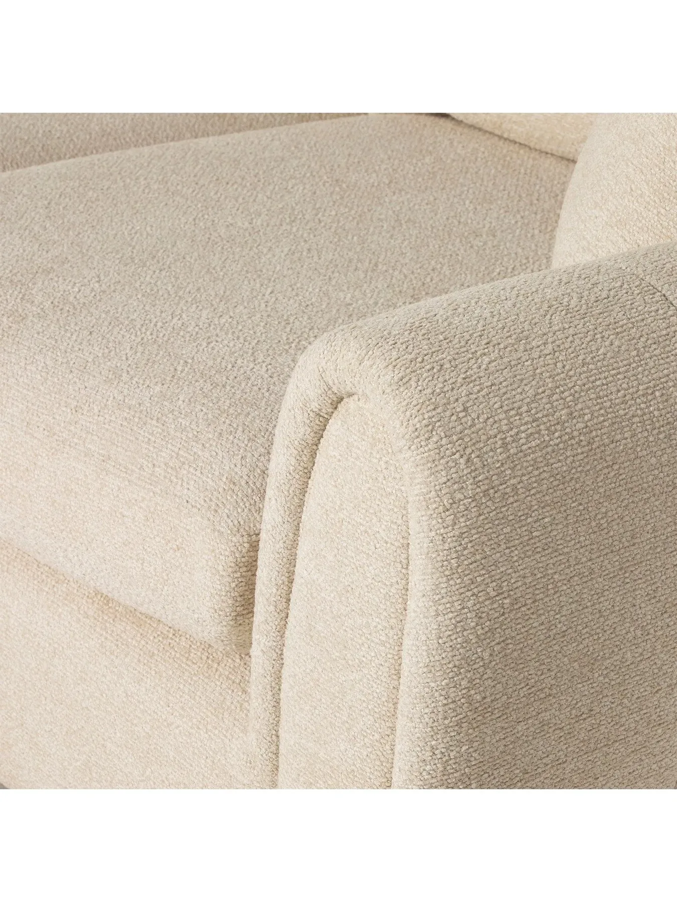 1-Seat Modular Sofa with Right Arm - Neutral