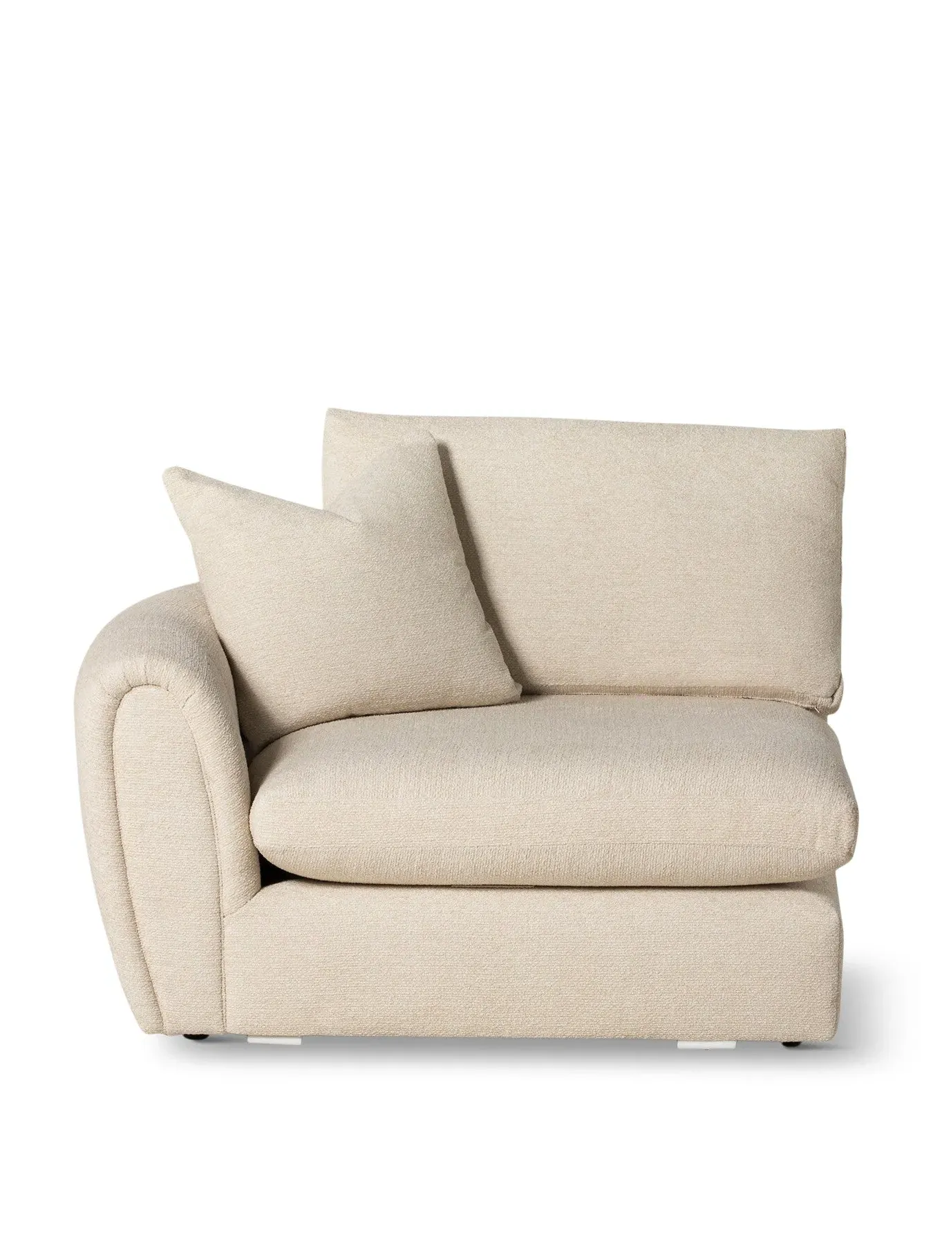 1-Seat Modular Sofa with Right Arm - Neutral image