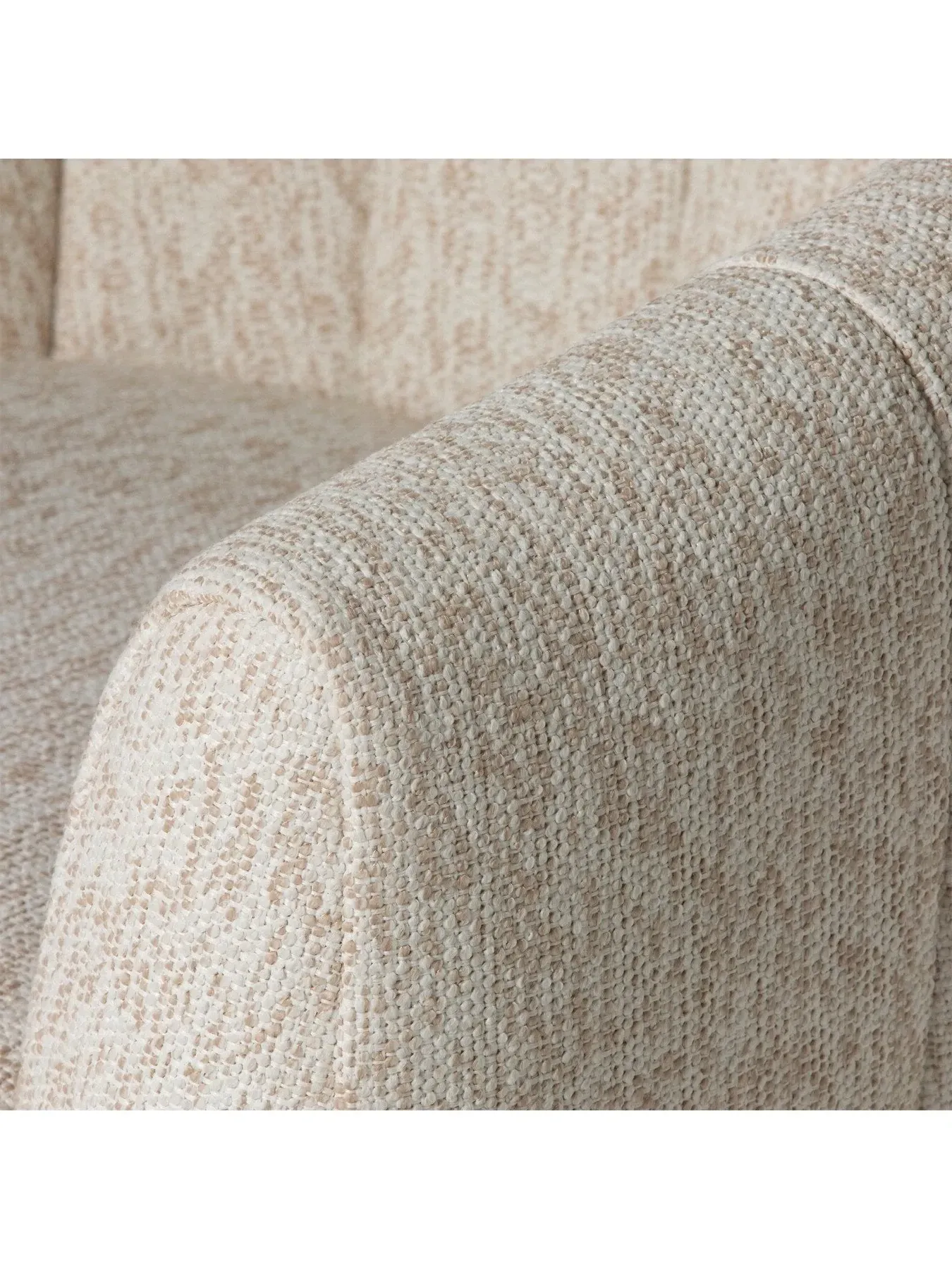 1-Seater Armchair with Pocket Springs - Beige