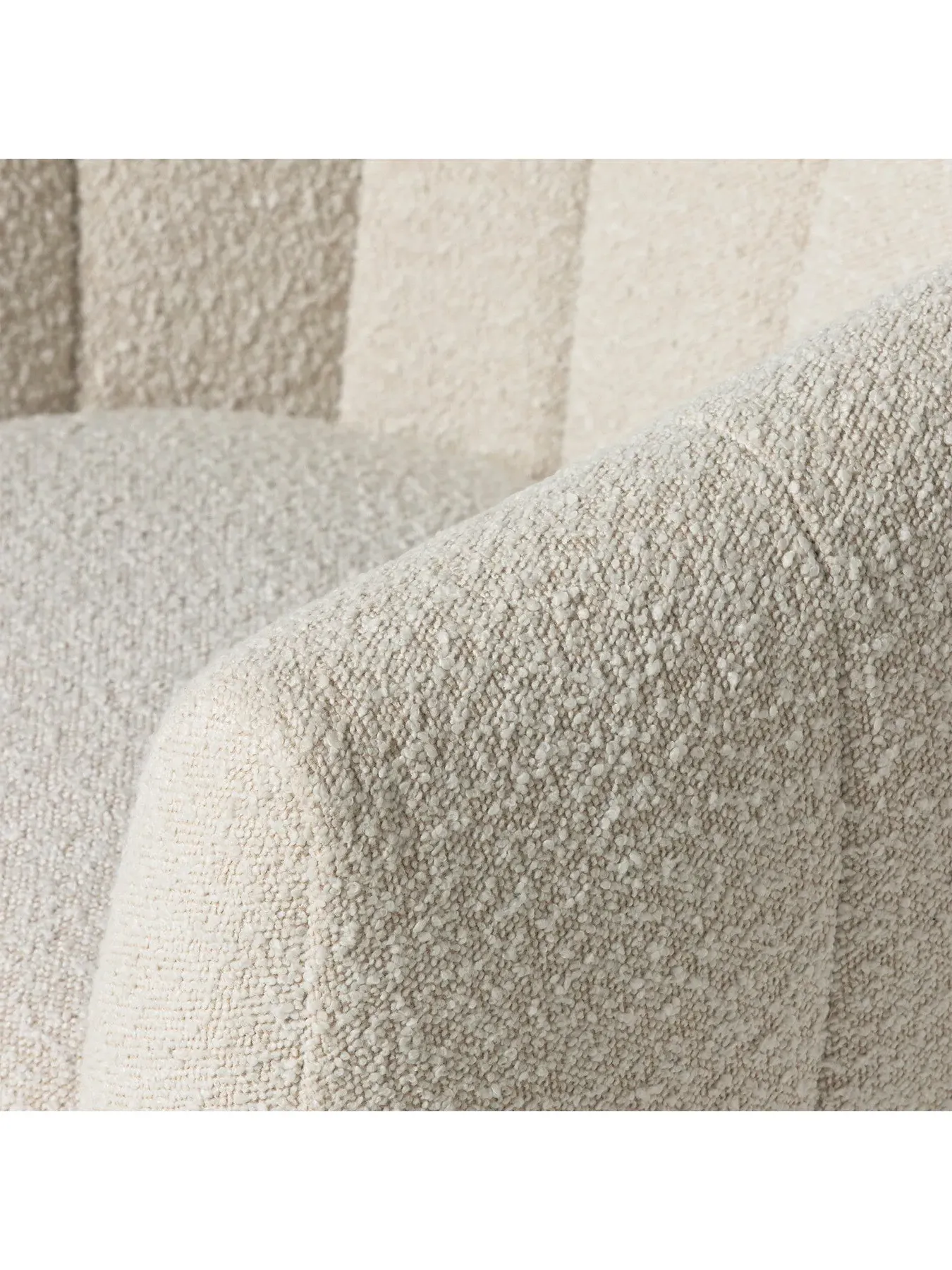 1-Seater Armchair with Pocket Springs - White
