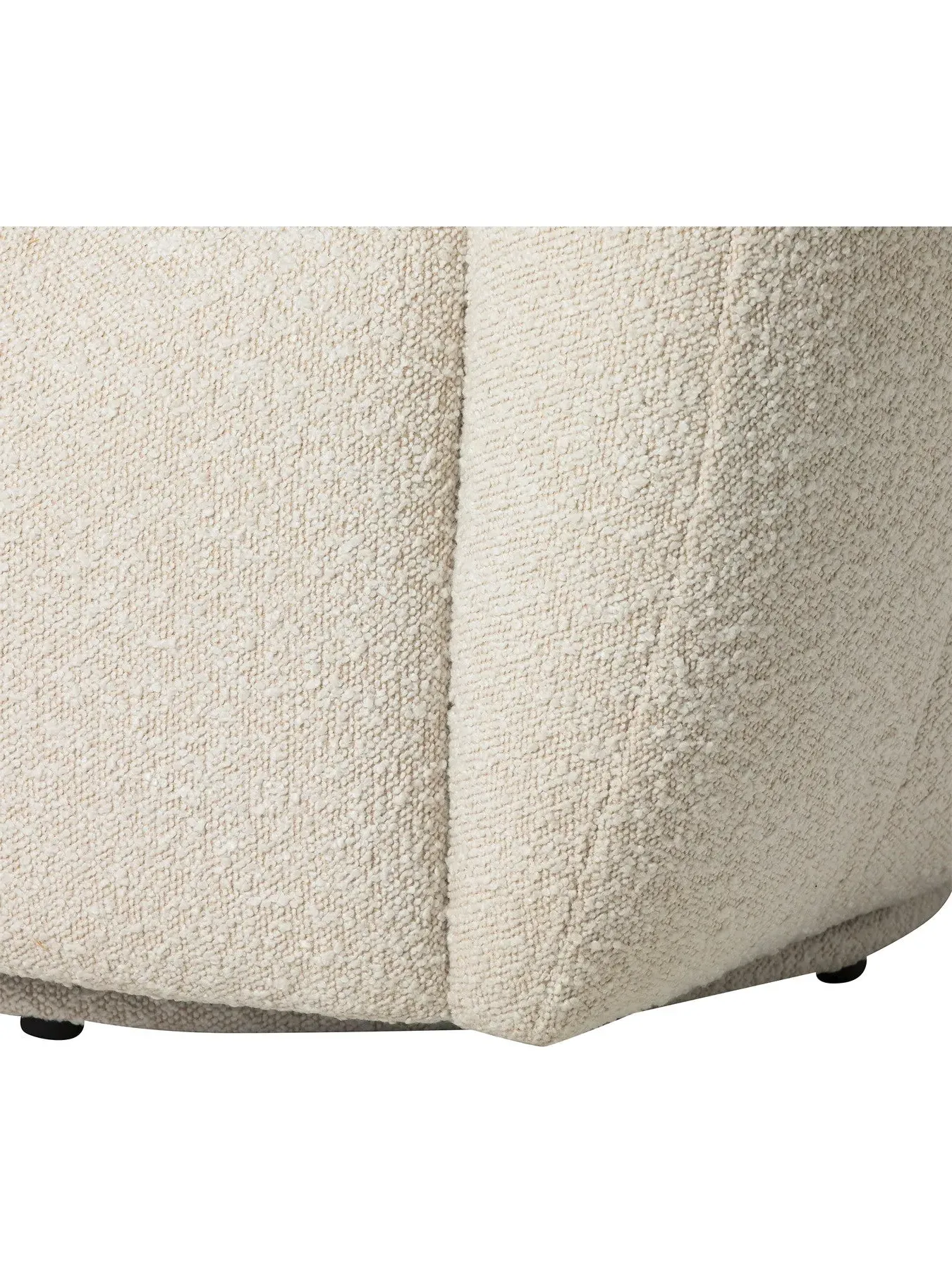 1-Seater Armchair with Pocket Springs - White