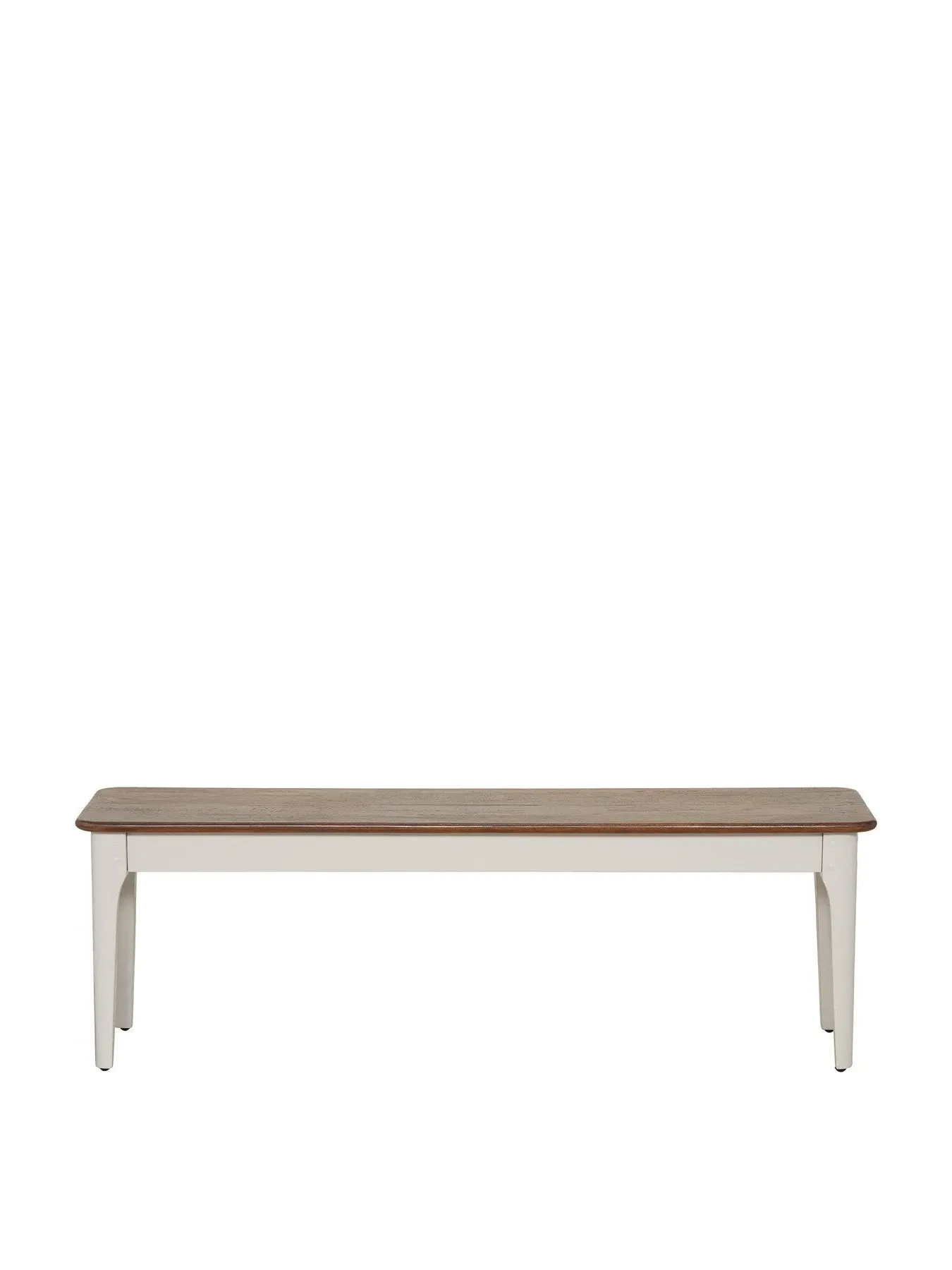 135cm Bench - White, Mango Wood