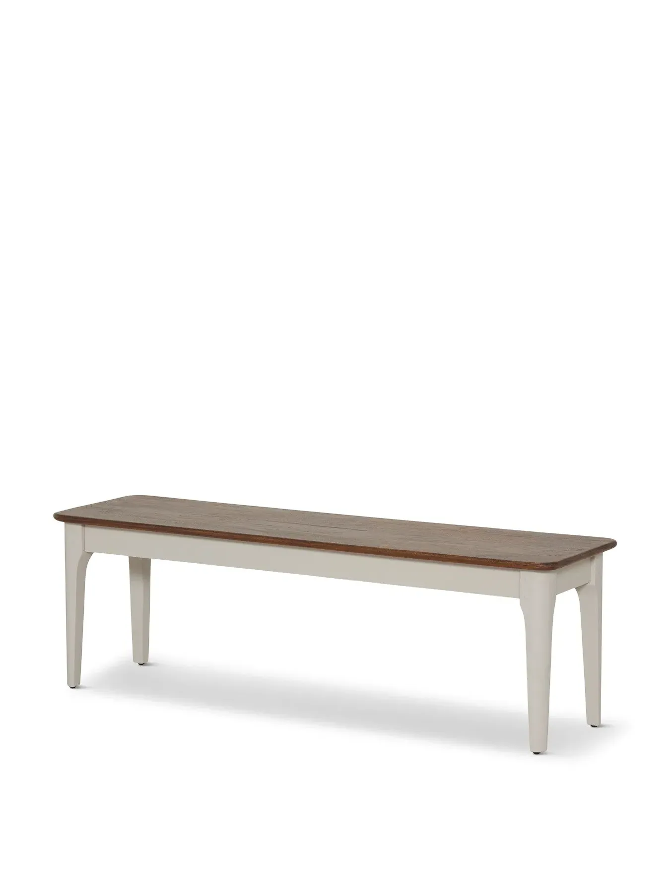 135cm Bench - White, Mango Wood image