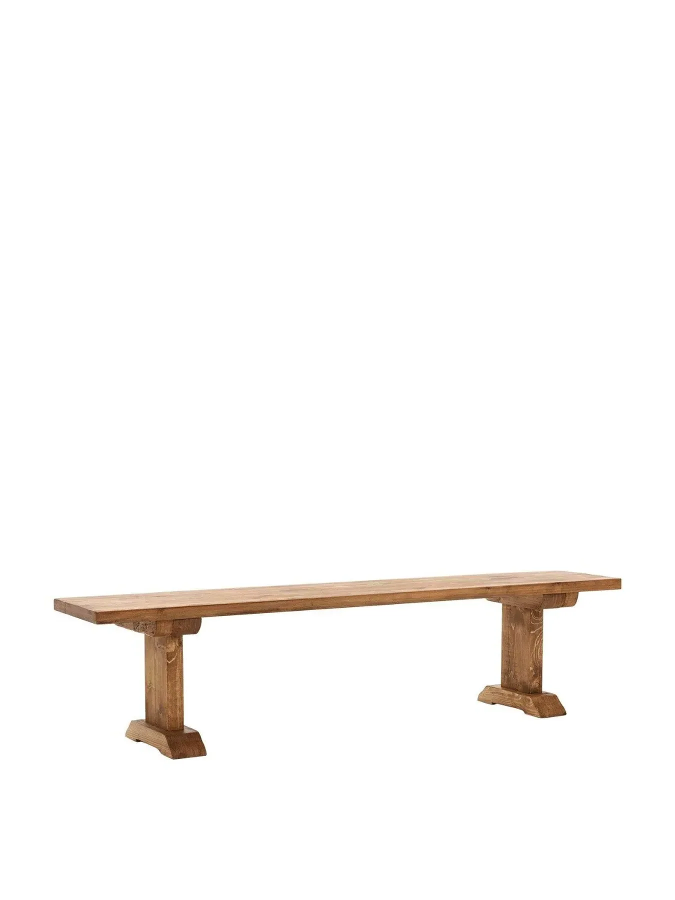 160cm Dining Bench - Brown, Reclaimed Wood