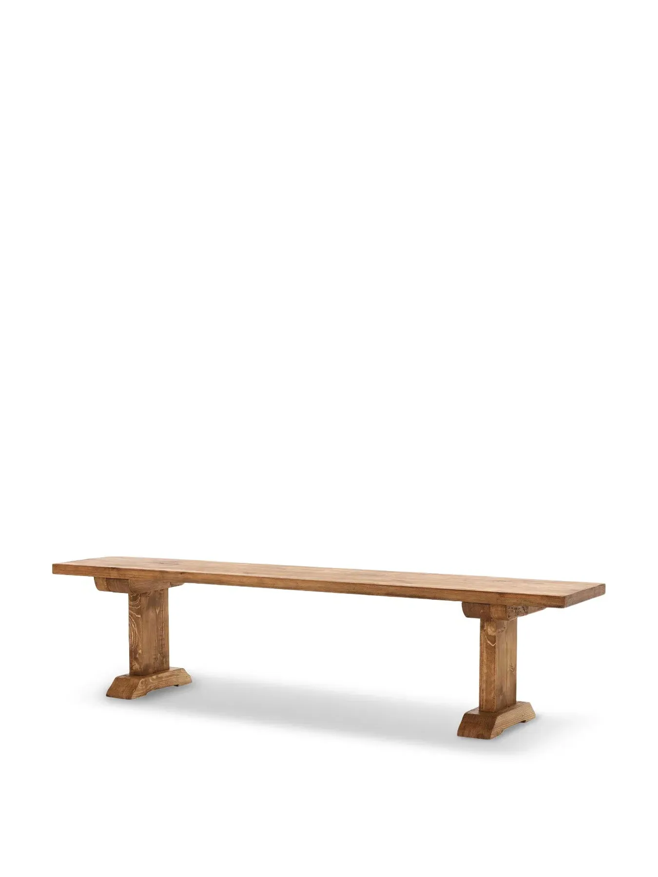 160cm Dining Bench - Brown, Reclaimed Wood image