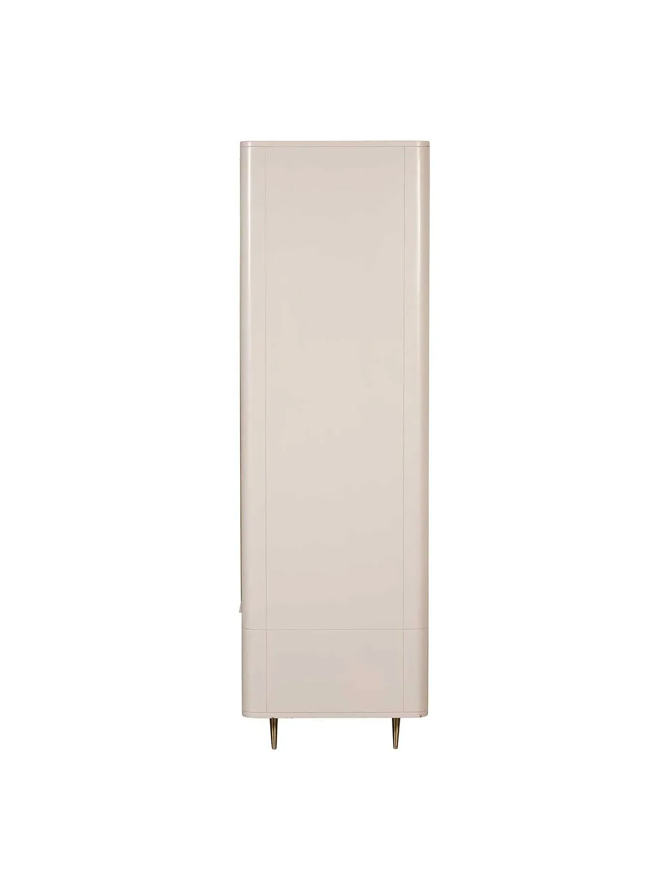 2 Door Wardrobe - White, Mahogany