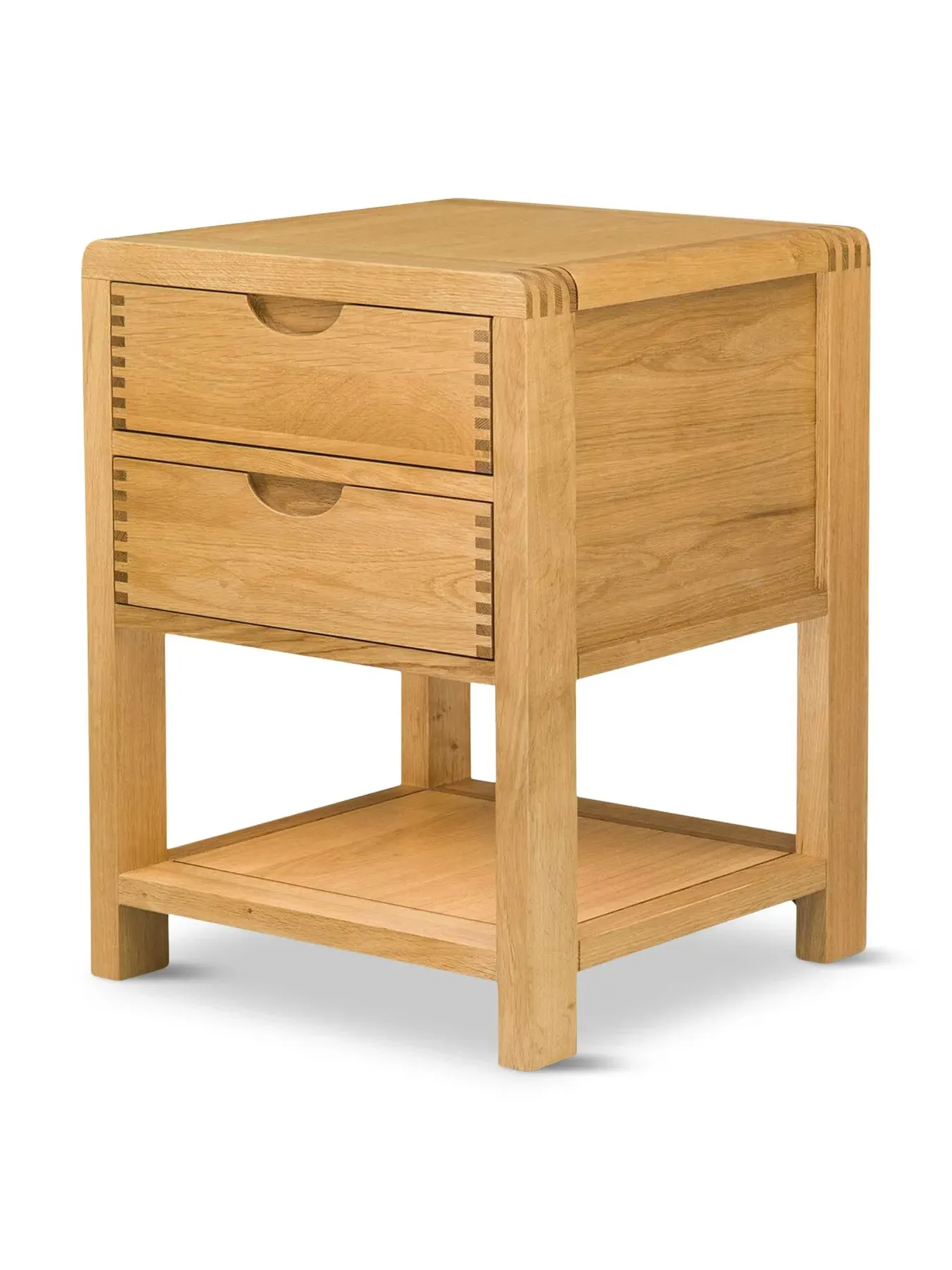 2-Drawer Bedside Cabinet - Neutral Wood image