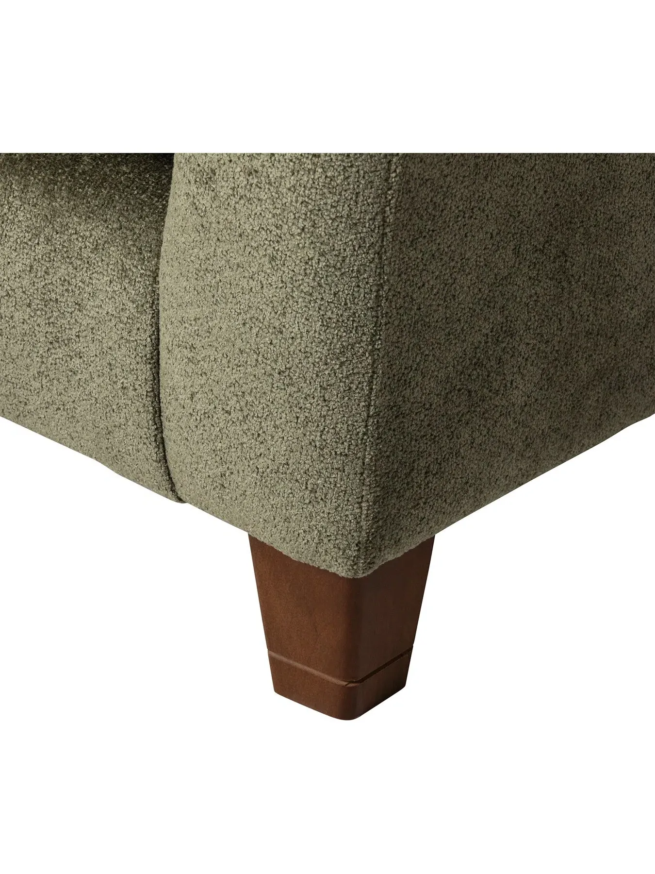 2-Seater Snuggle Chair - Green, Fabric