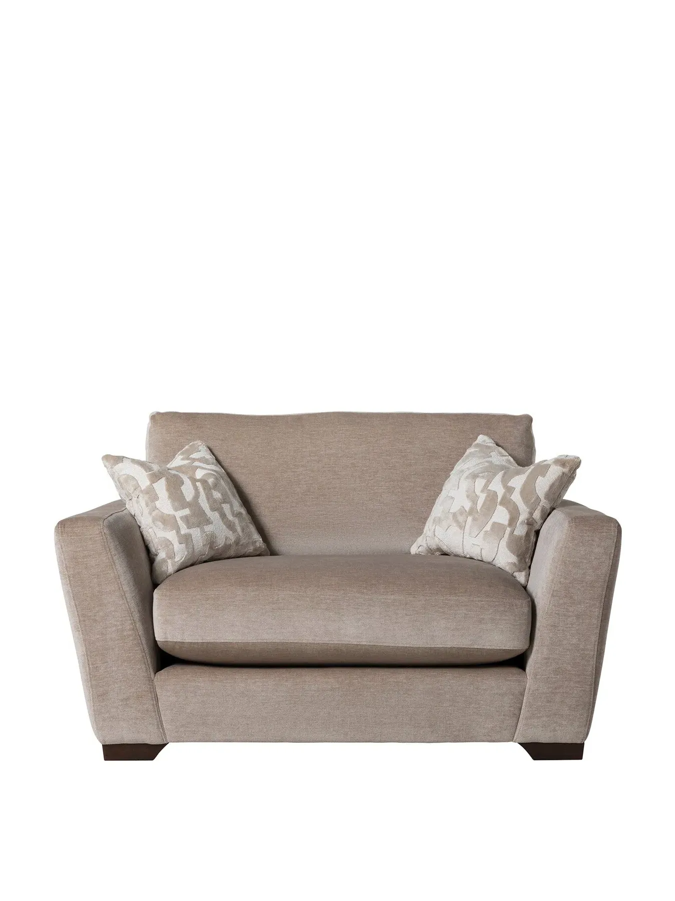 2-Seater Snuggle Chair - Neutral, Fabric