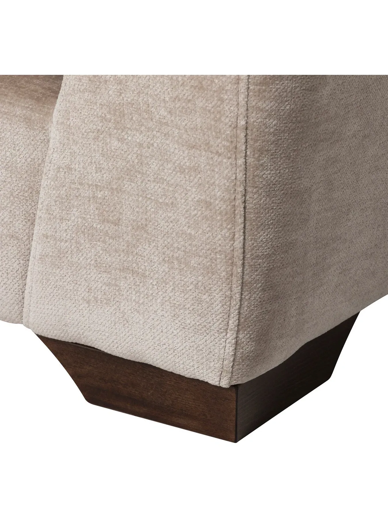 2-Seater Snuggle Chair - Neutral, Fabric