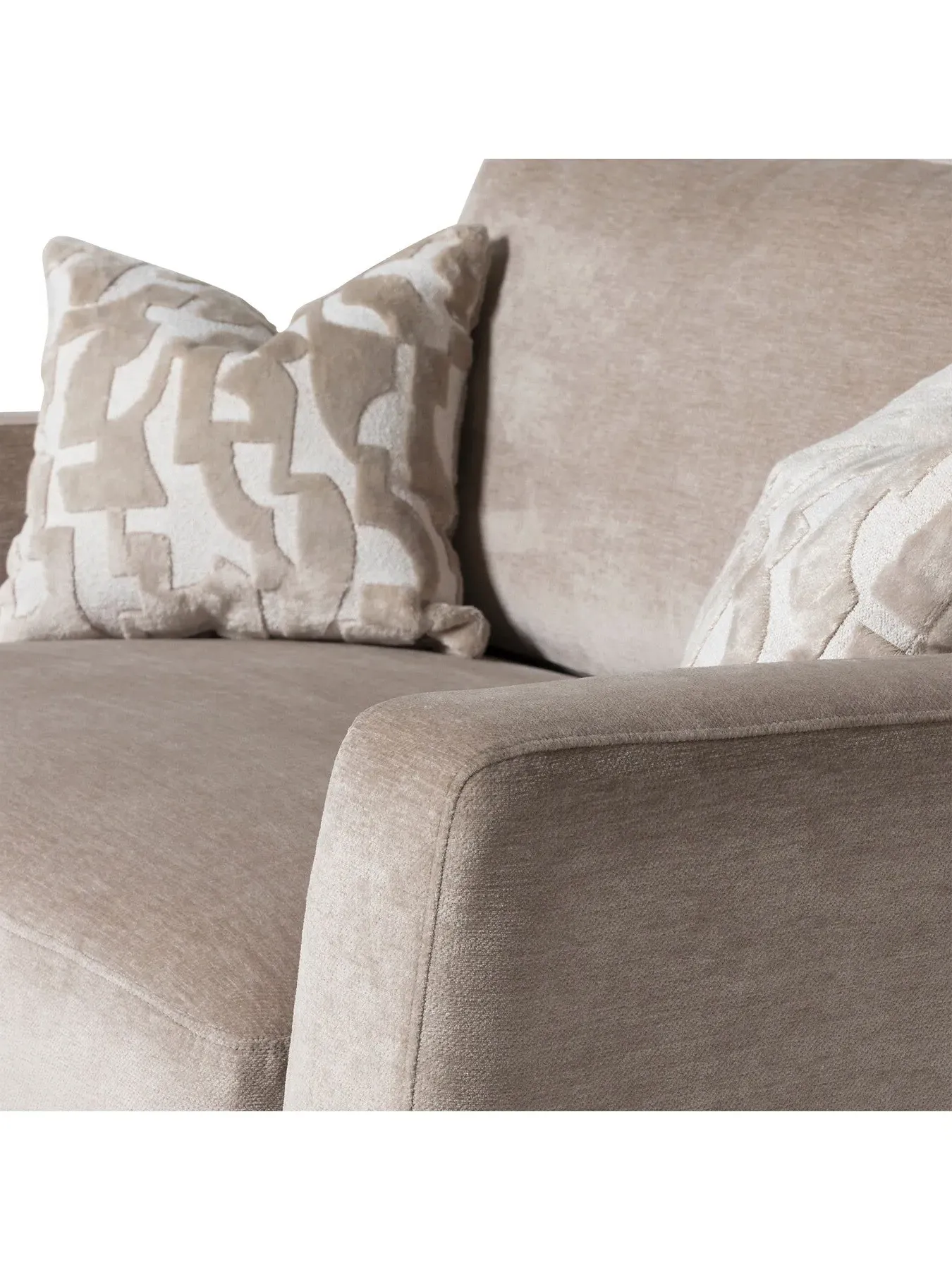 2-Seater Snuggle Chair - Neutral, Fabric