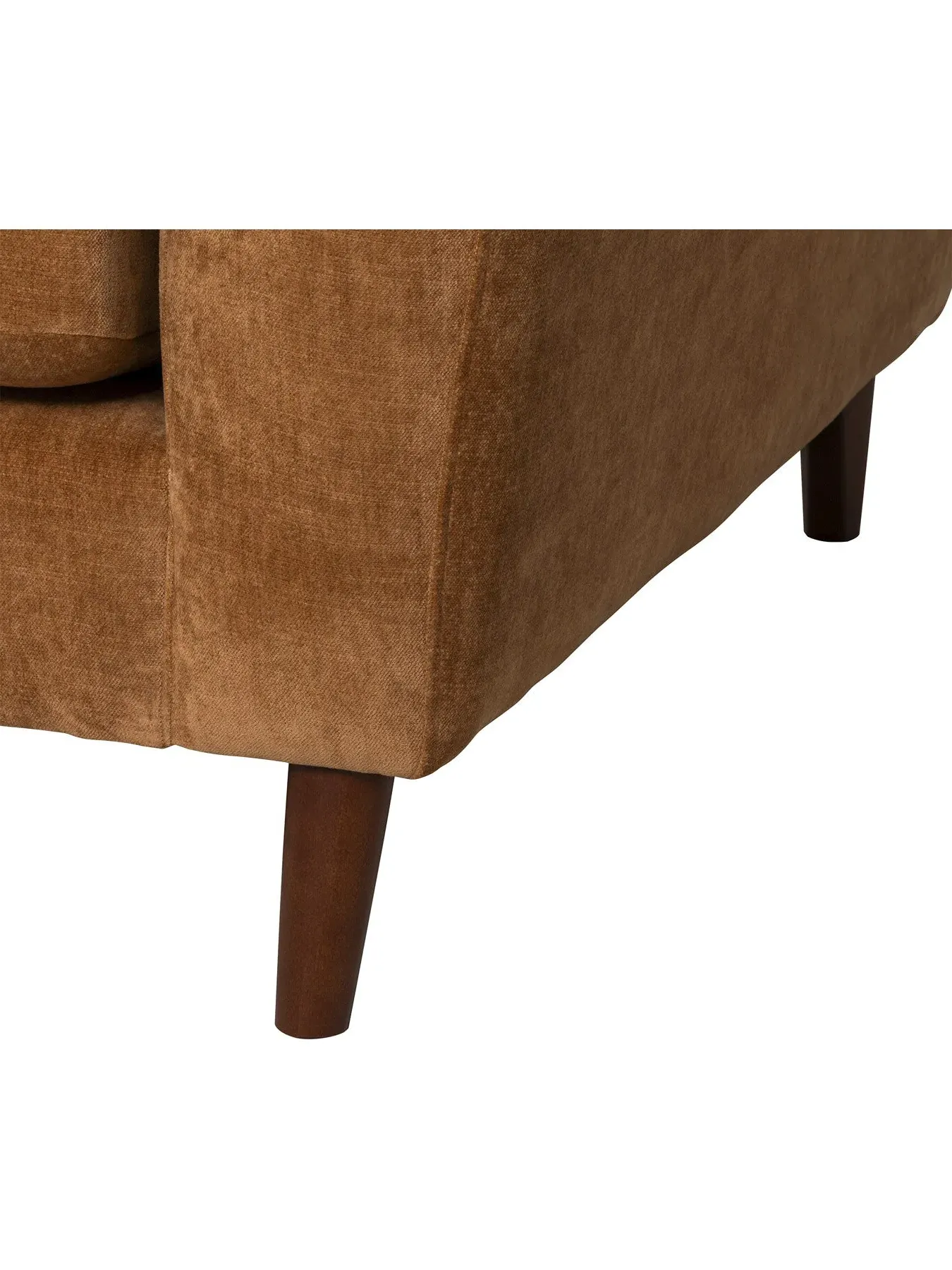 2-Seater Snuggle Chair - Orange, Fabric