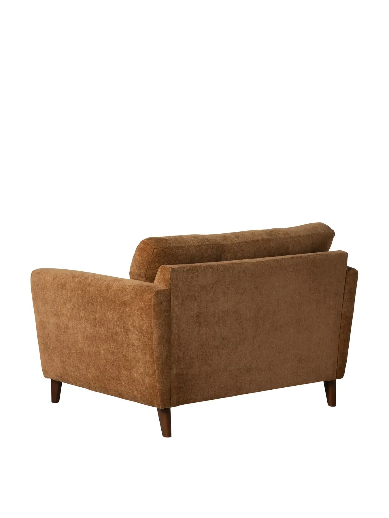 2-Seater Snuggle Chair - Orange, Fabric