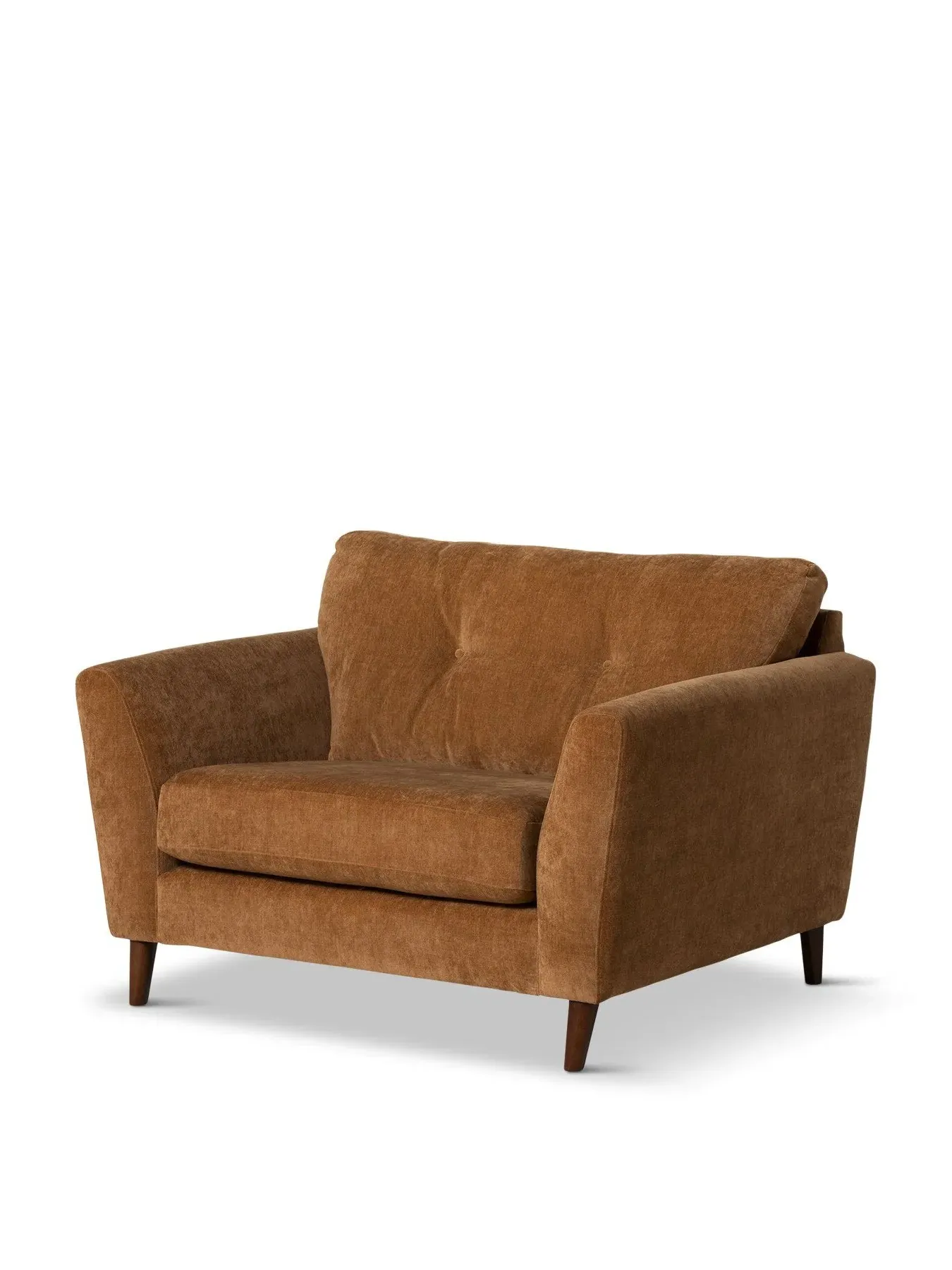 2-Seater Snuggle Chair - Orange, Fabric image