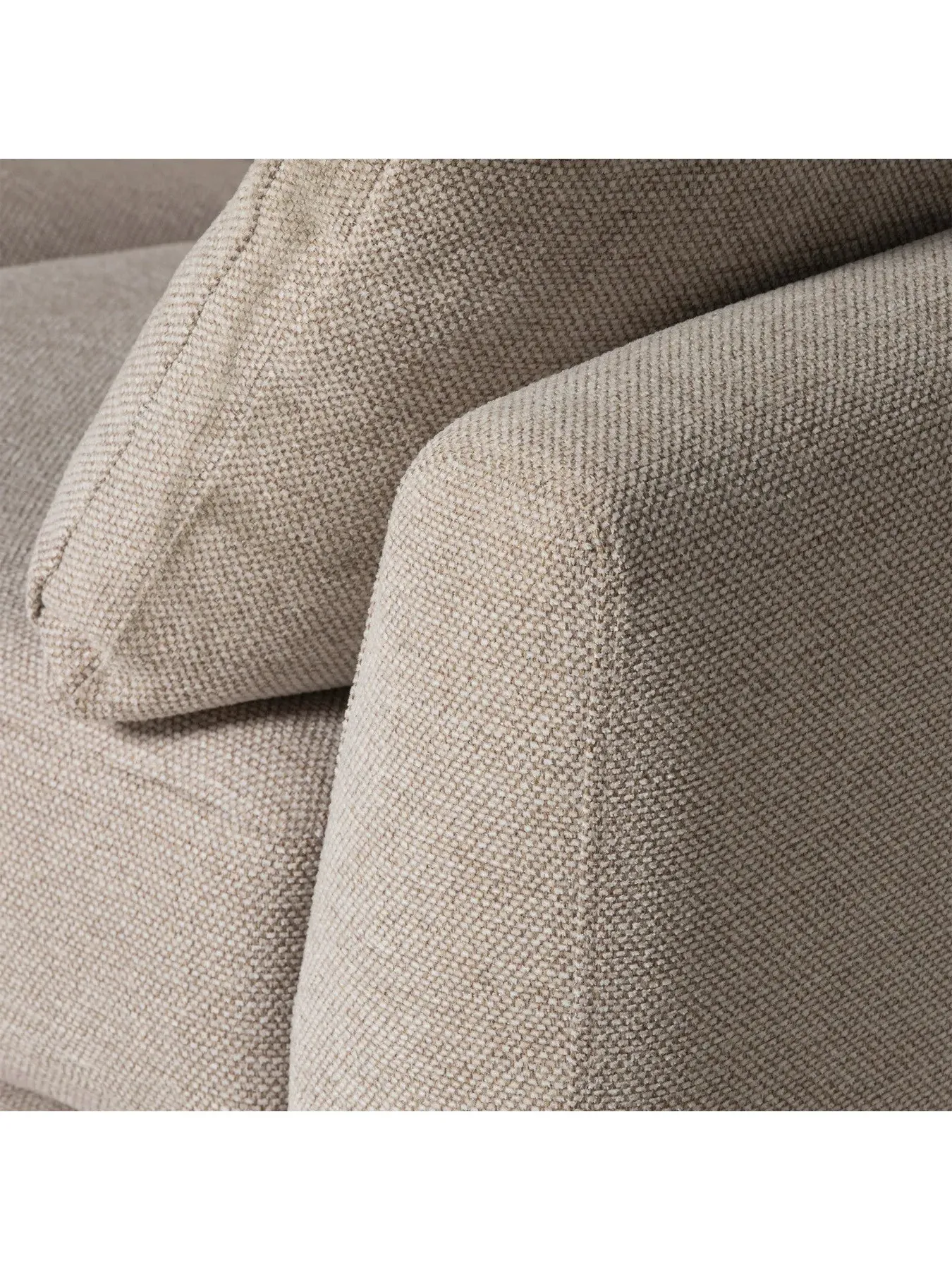 2-Seater Sofa Medium Size - Neutral, Fabric