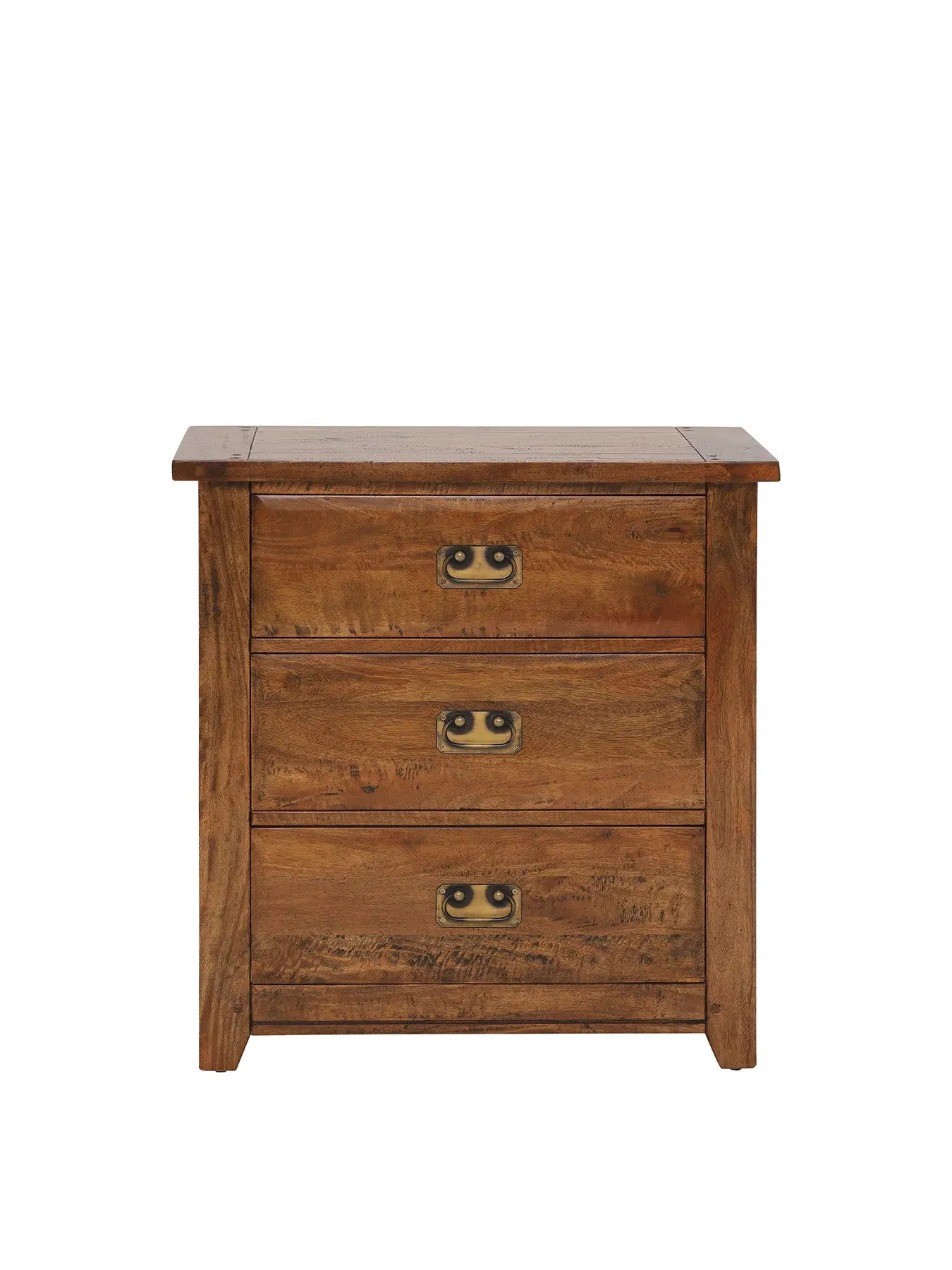 3-Drawer Chest - Natural, Mango Wood