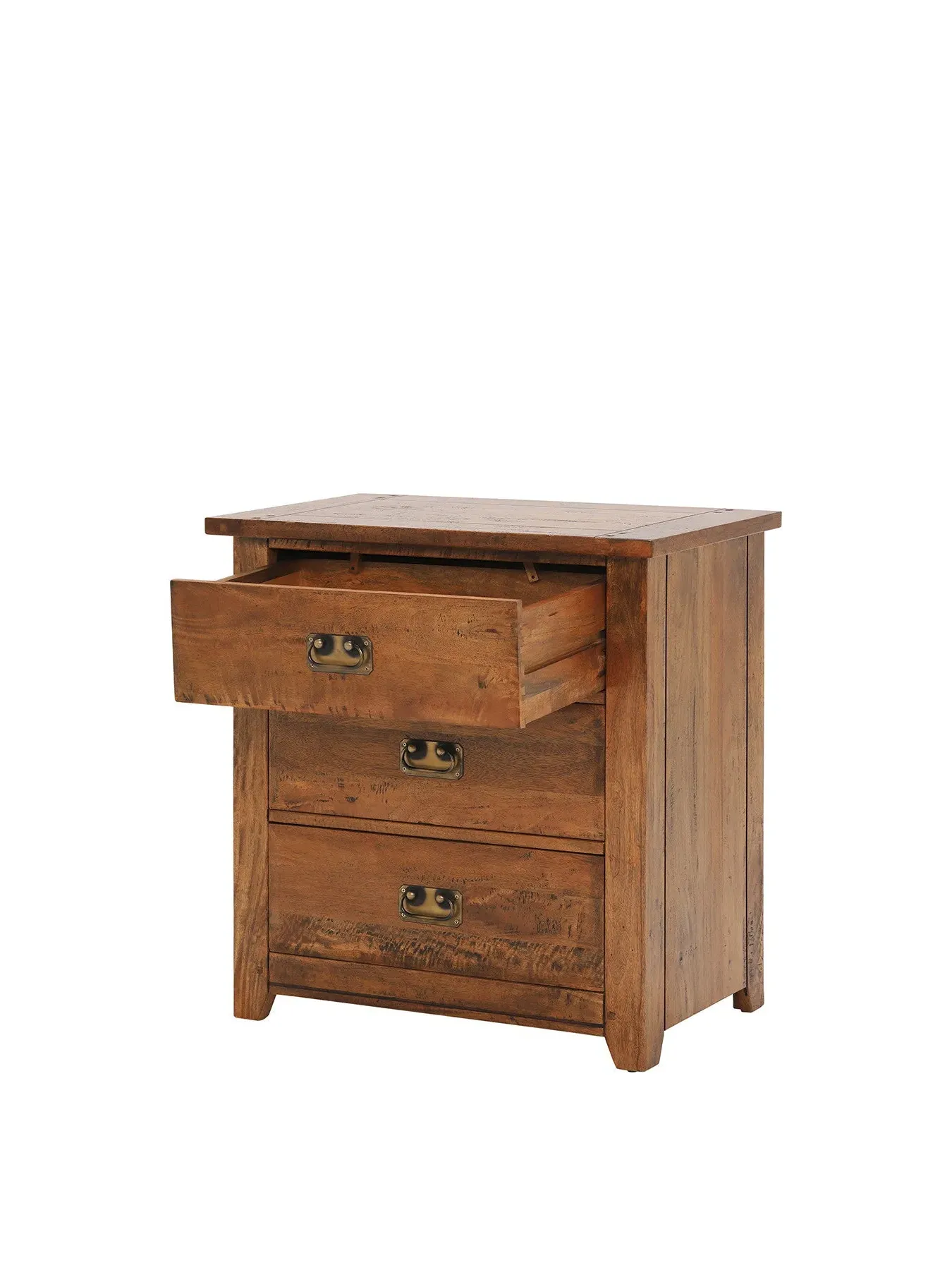 3-Drawer Chest - Natural, Mango Wood