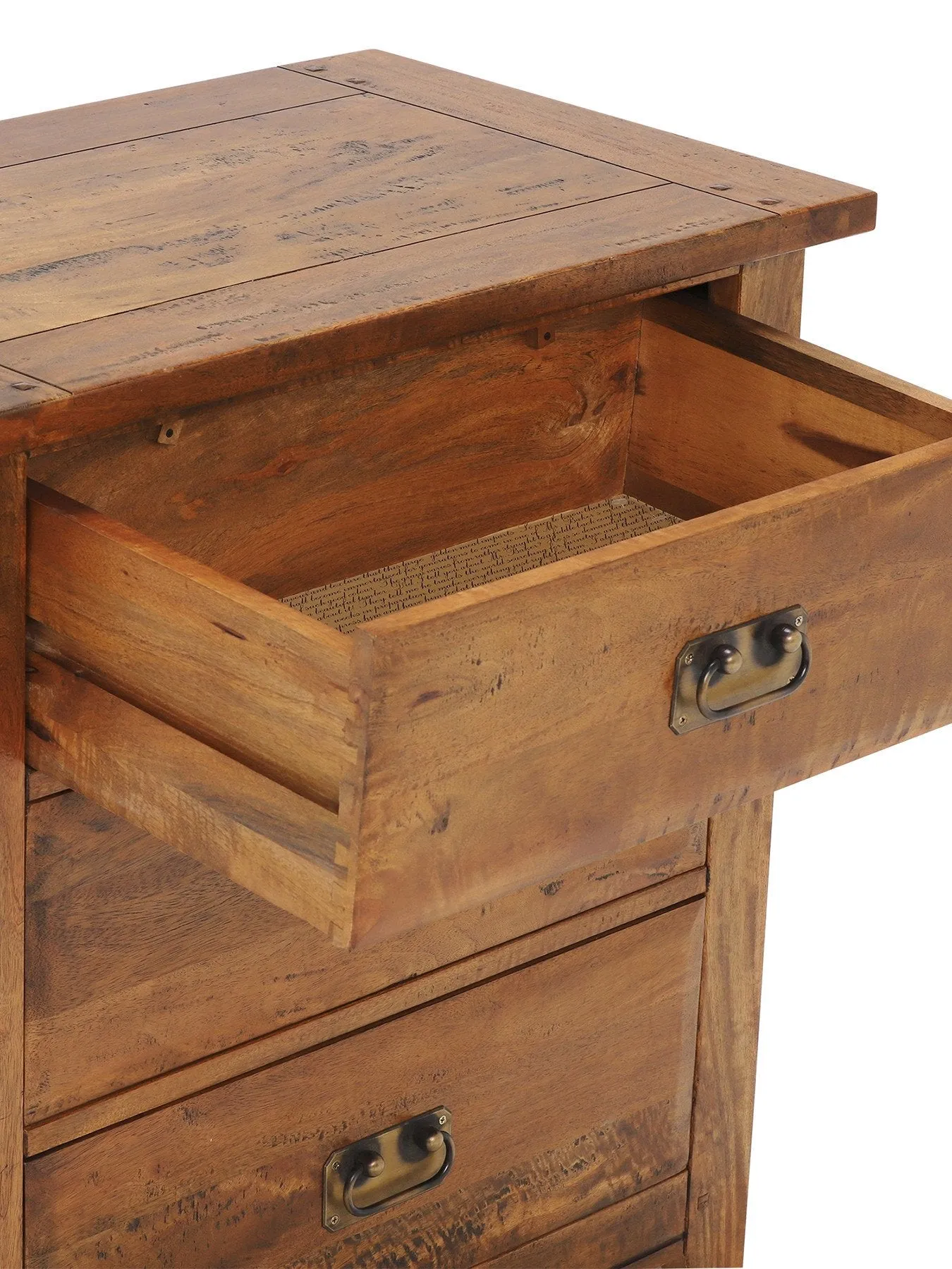3-Drawer Chest - Natural, Mango Wood