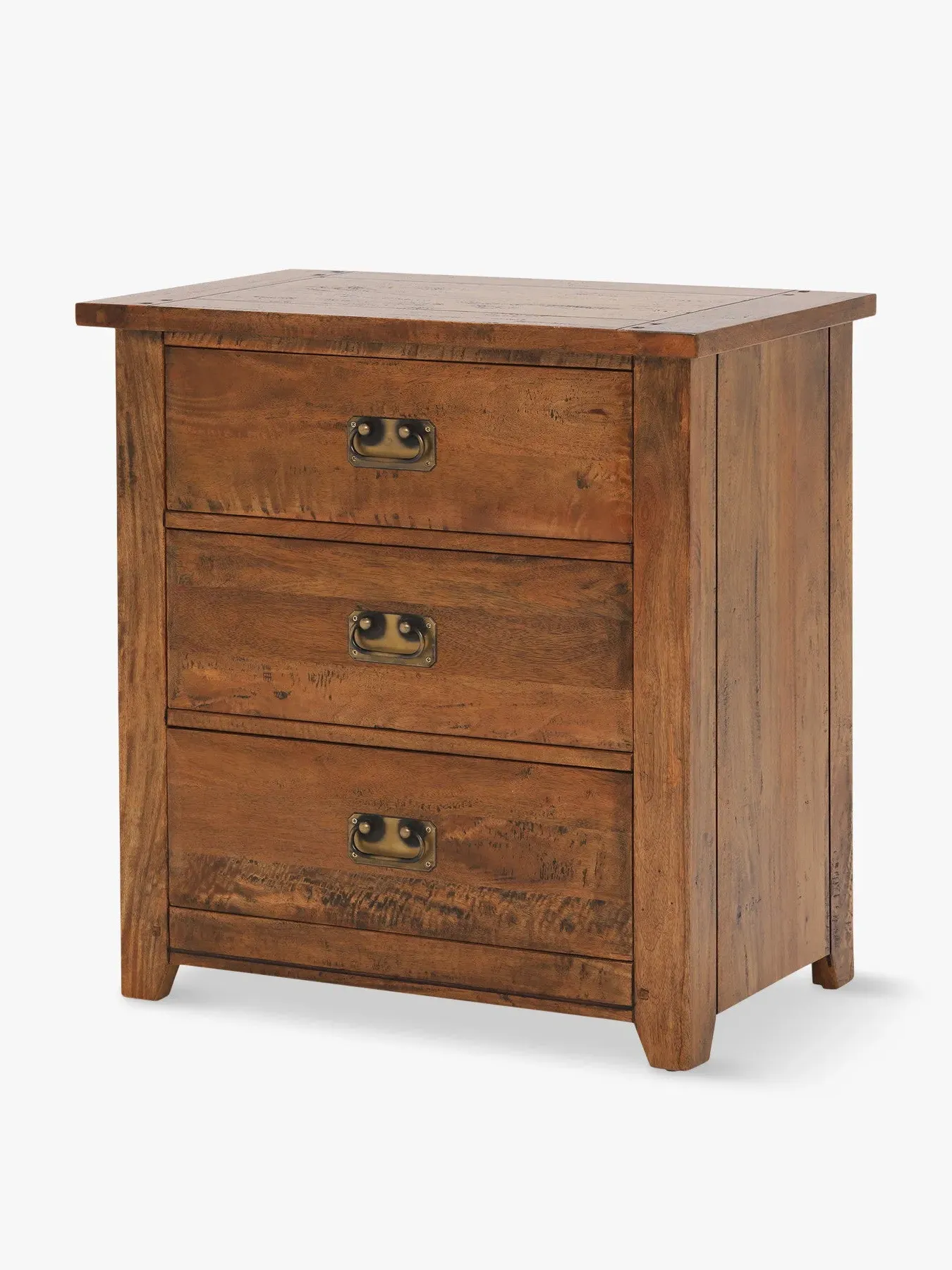 3-Drawer Chest - Natural, Mango Wood image