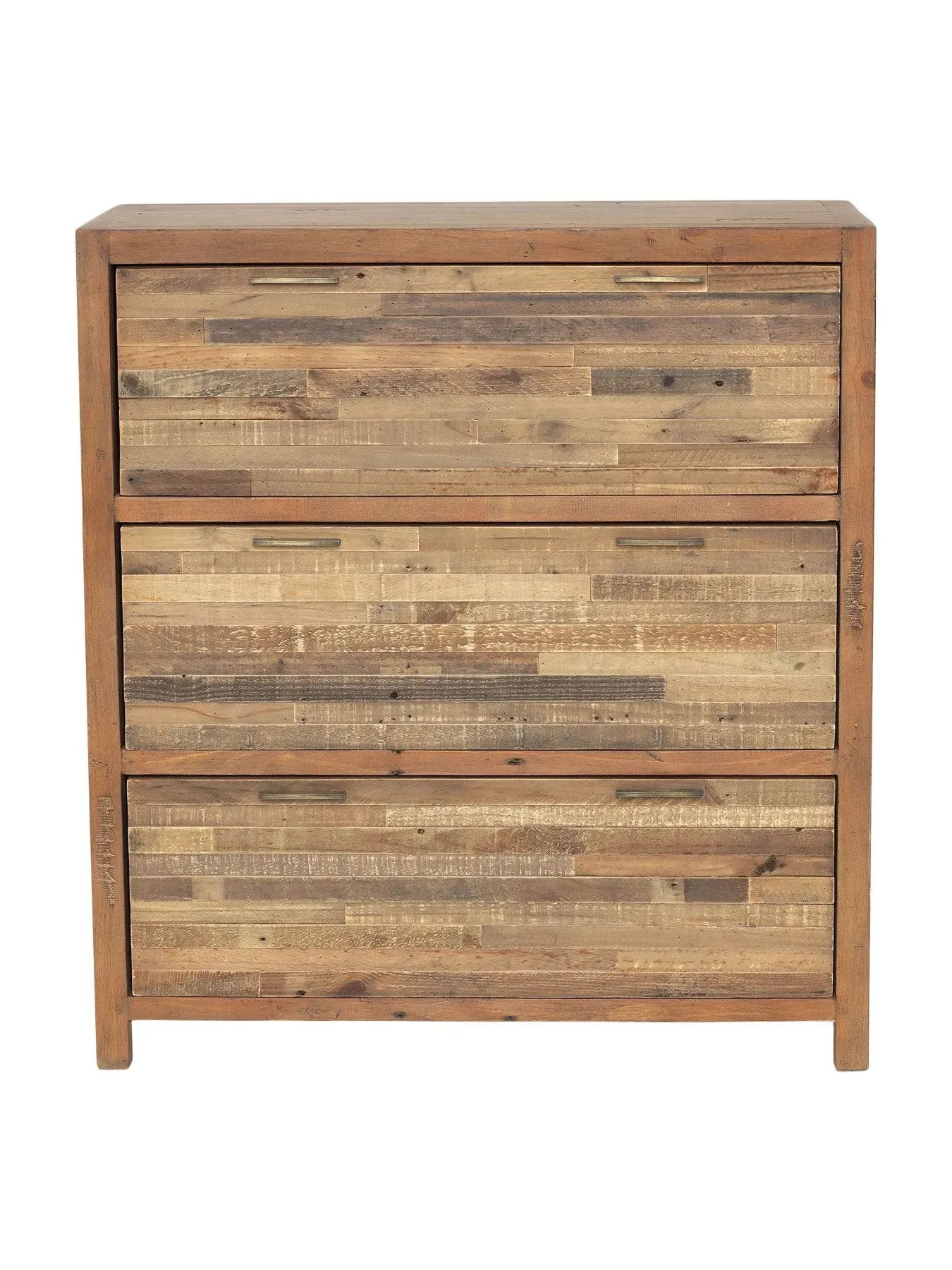 3 Drawer Chest - Oak, Reclaimed Wood