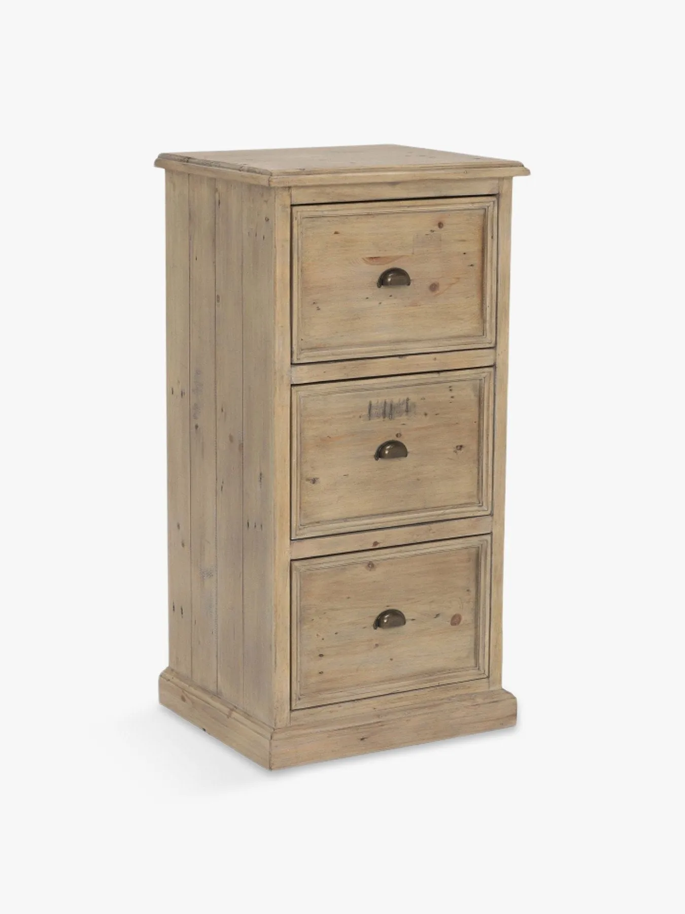 3-Drawer Filing Cabinet - Reclaimed Wood image