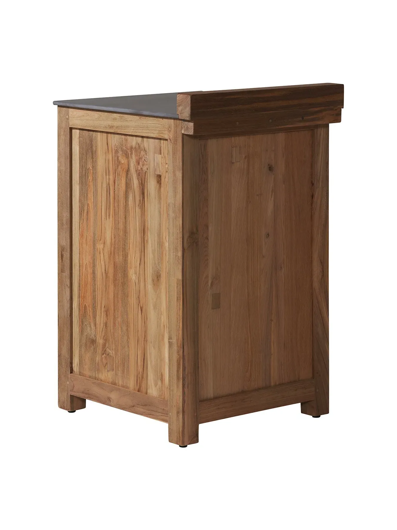 3 Drawer Grill Table - Neutral, Reclaimed Teak
