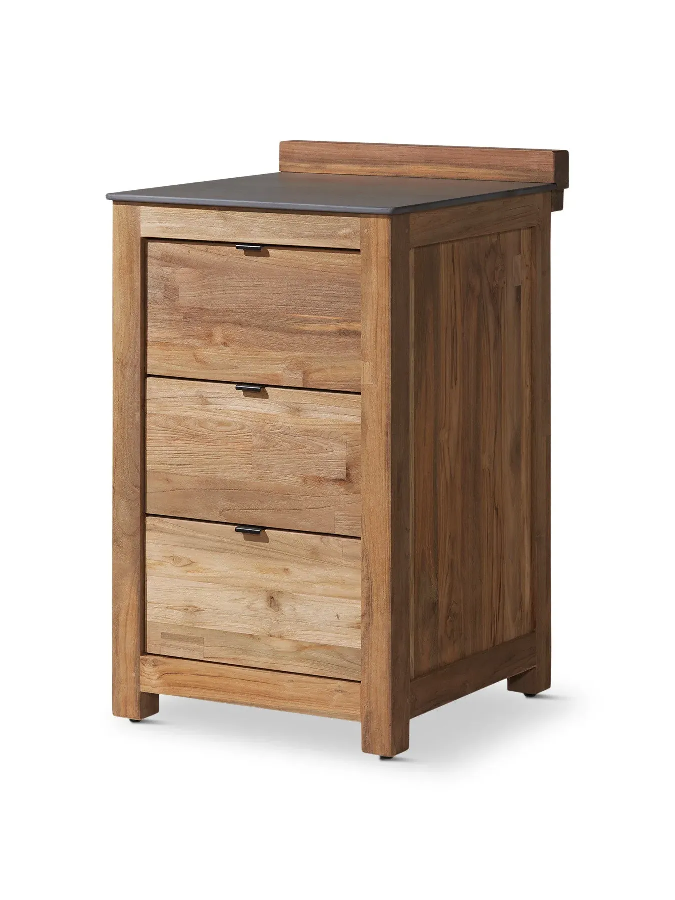 3 Drawer Grill Table - Neutral, Reclaimed Teak image