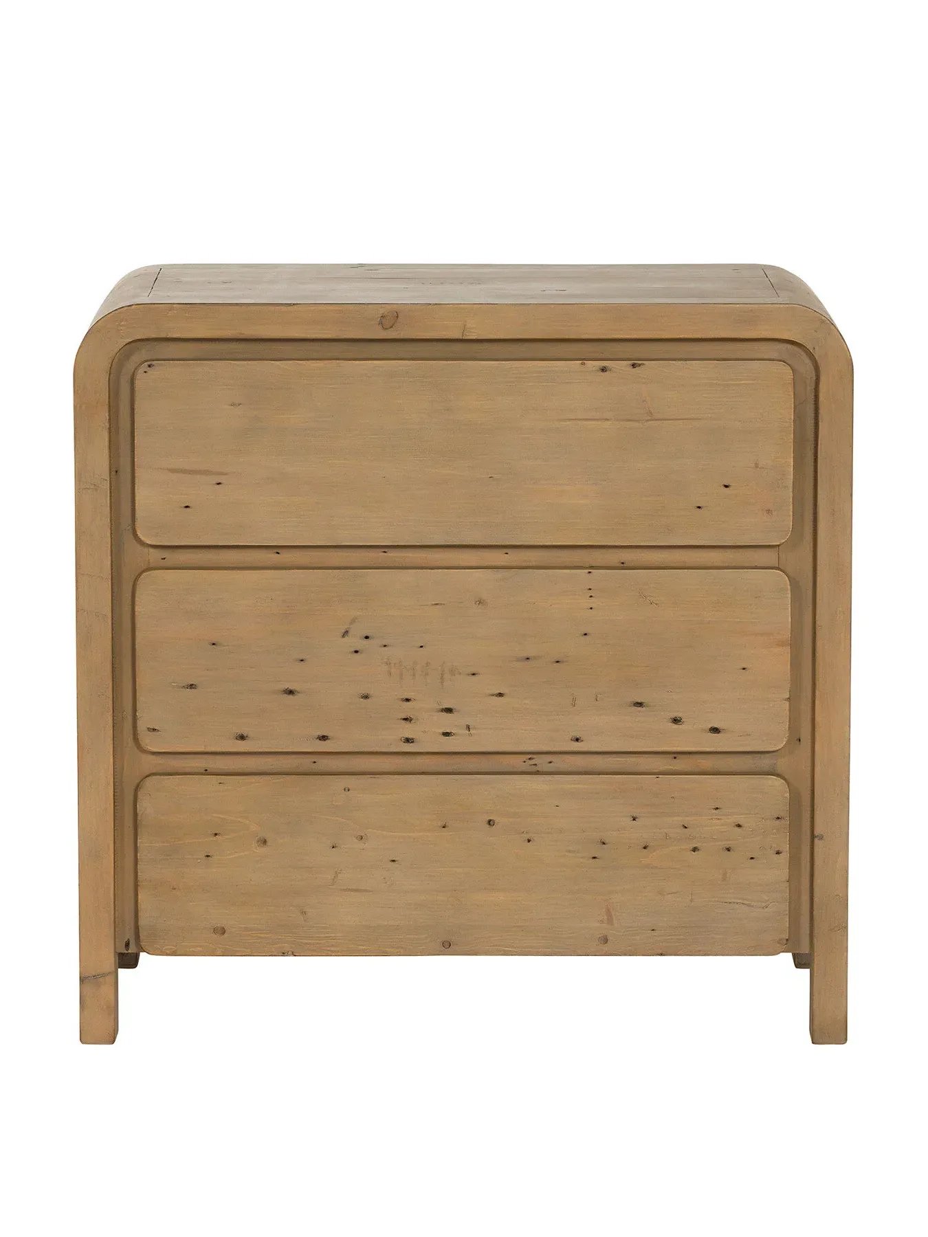 3 Drawer Lowboy Cabinet - Brown, Reclaimed Wood
