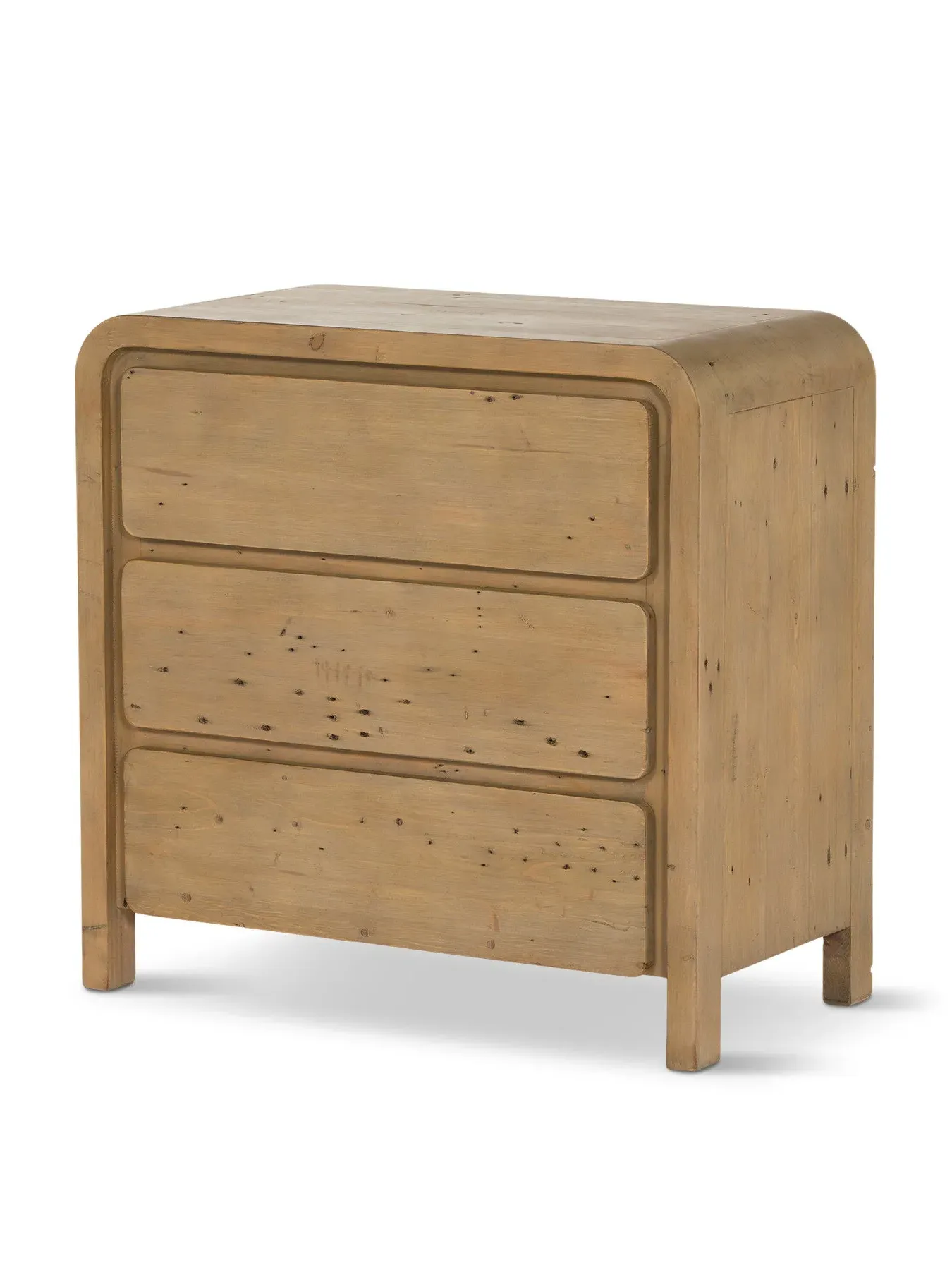 3 Drawer Lowboy Cabinet - Brown, Reclaimed Wood image