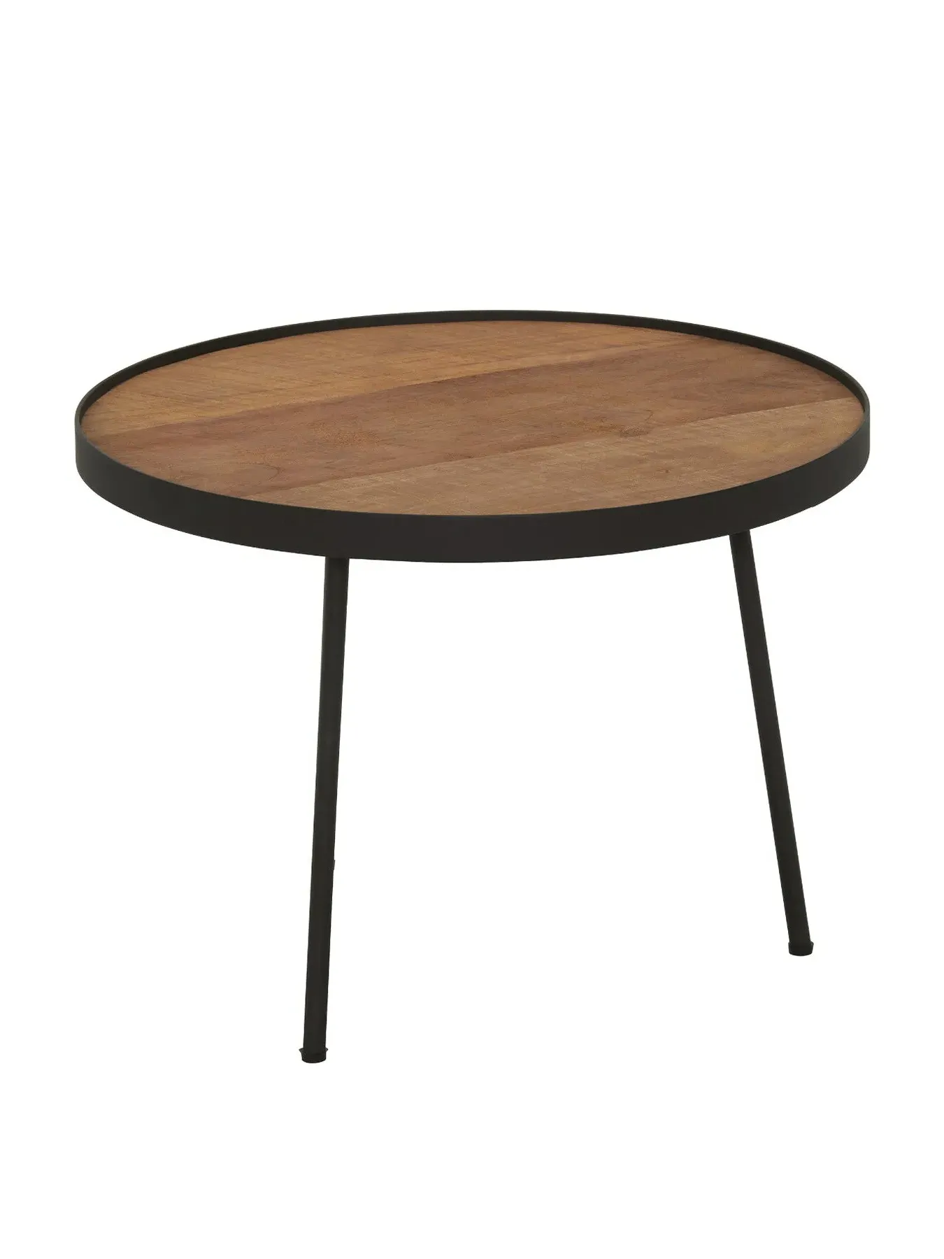 3-Piece Round Coffee Table Set - Brown, Wood