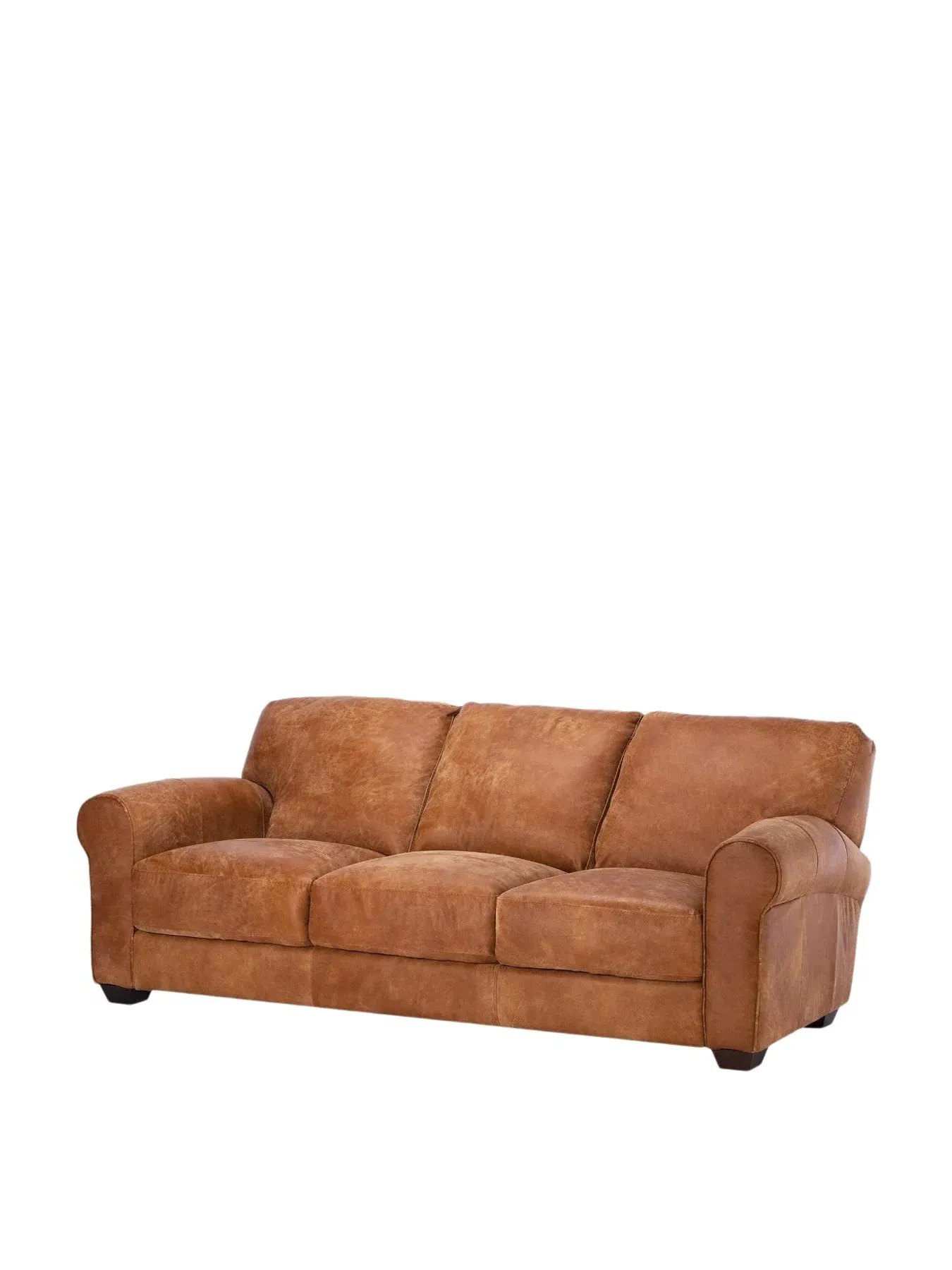 3-Seater Sofa - Brown, Leather