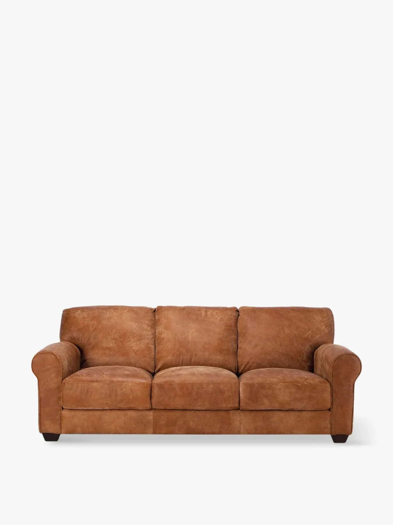 3-Seater Sofa - Brown, Leather image