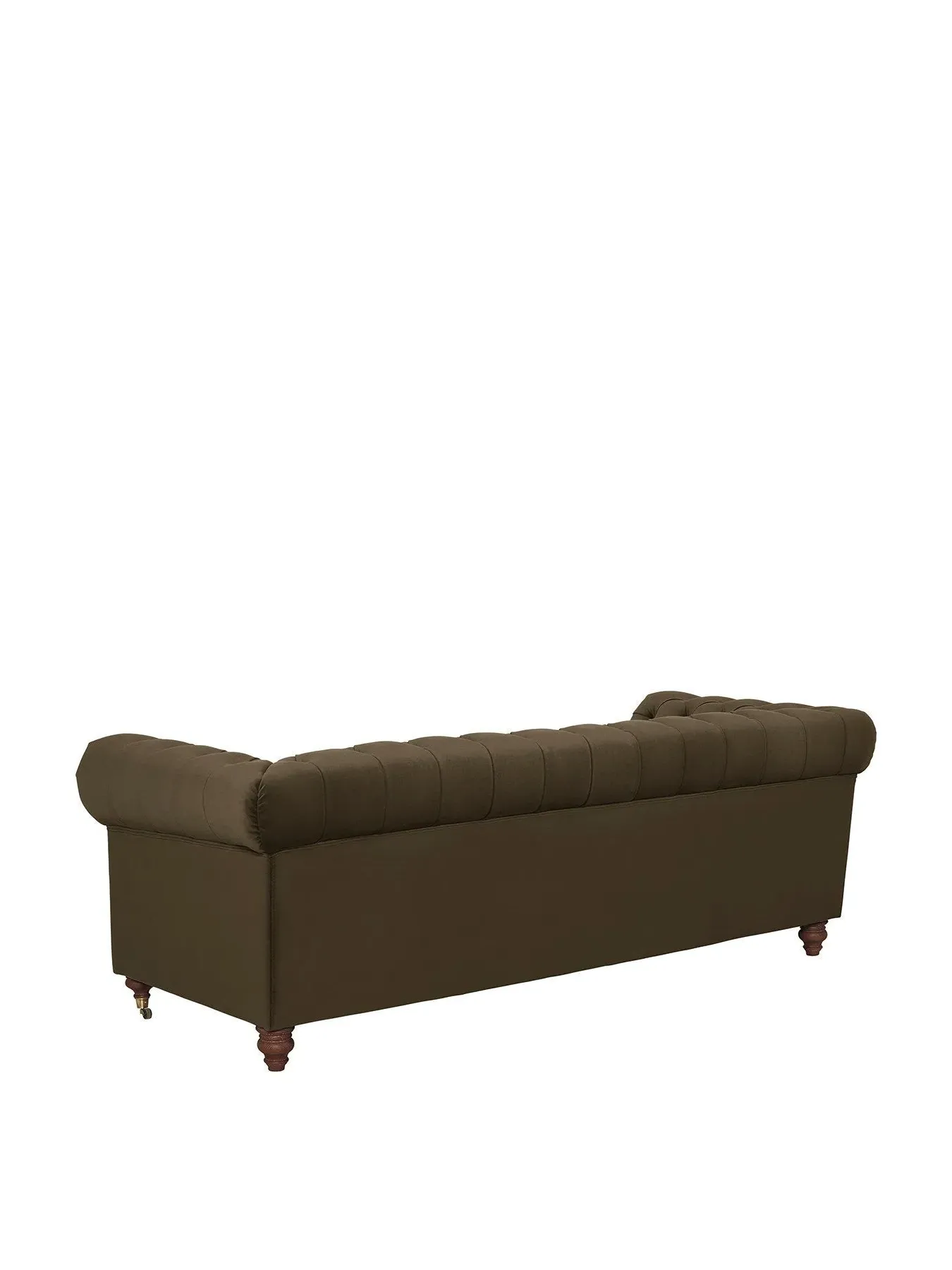 4-Seater Chesterfield Sofa - Green, Velvet