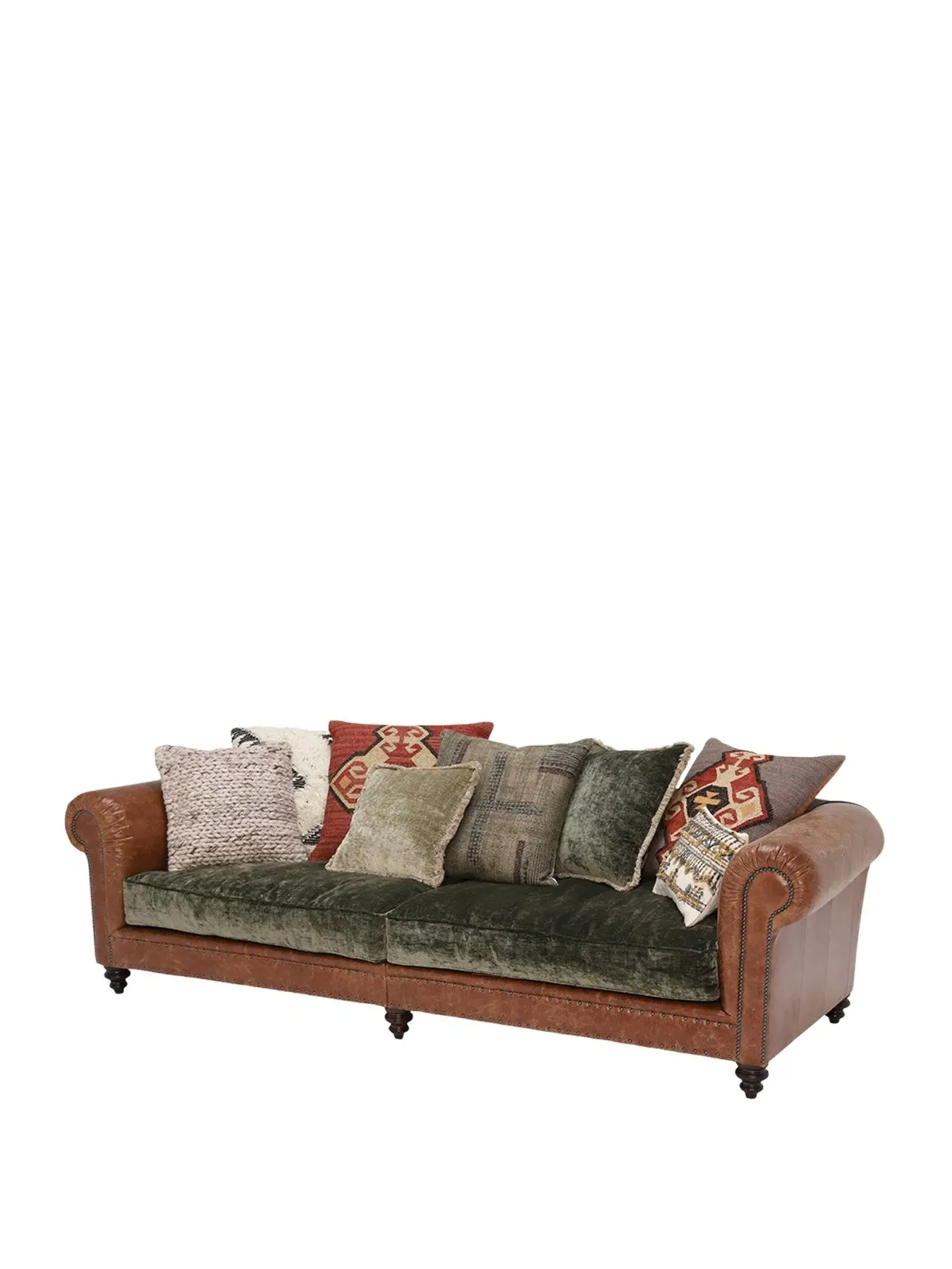 4-Seater Grand Sofa - Green