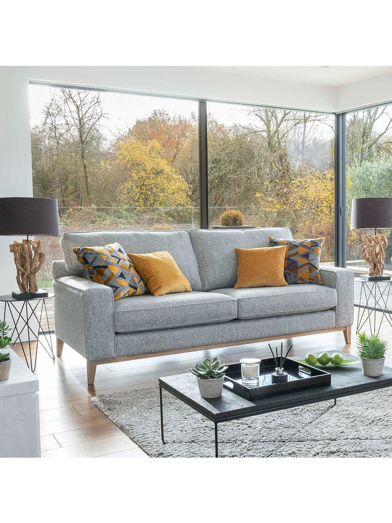4-Seater Grand Sofa - Neutral