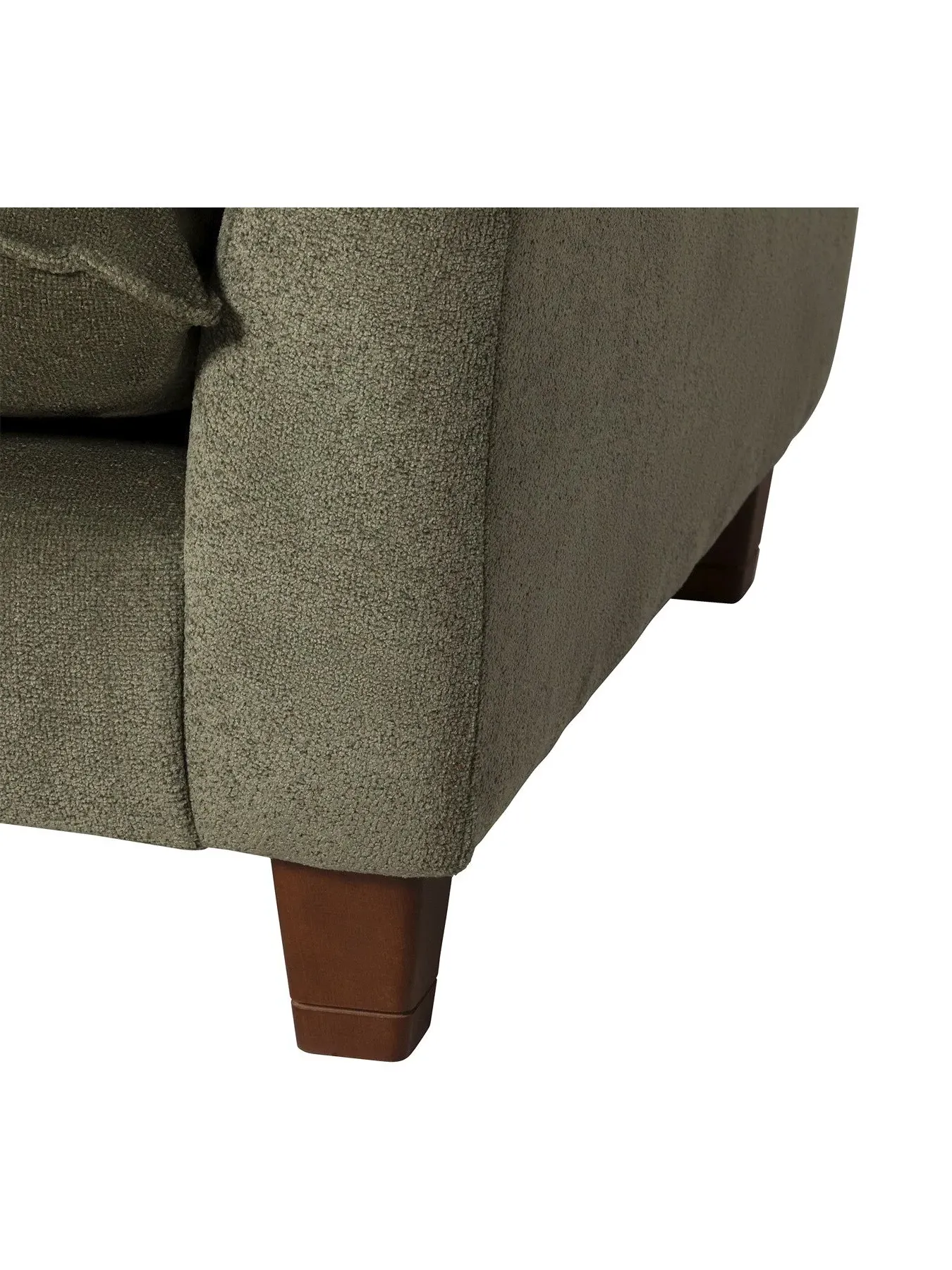 4-Seater Grand Sofa with Cushions - Green, Fabric