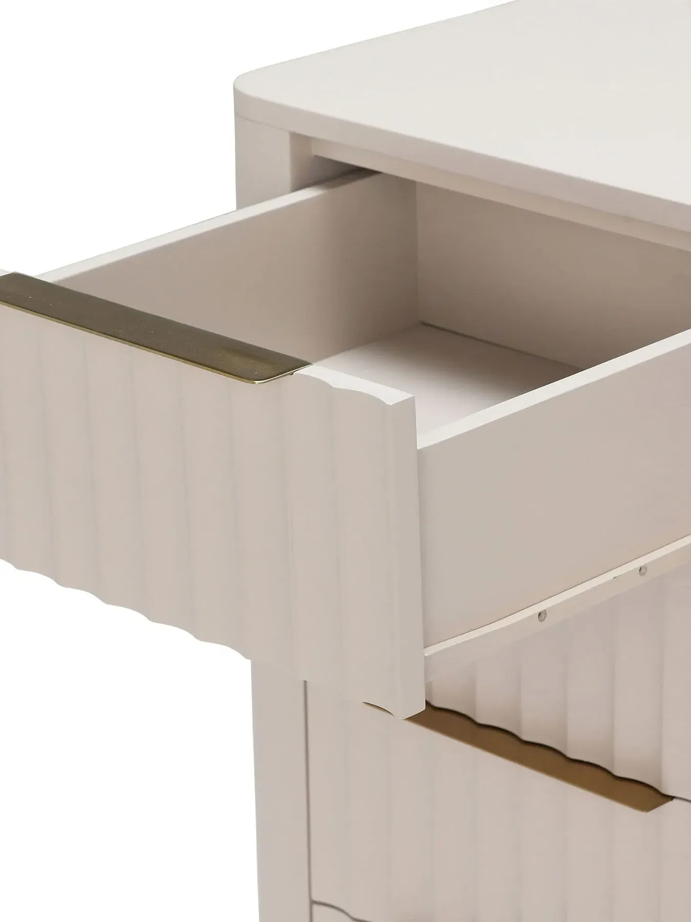 5-Drawer Tall Chest - White, Mahogany