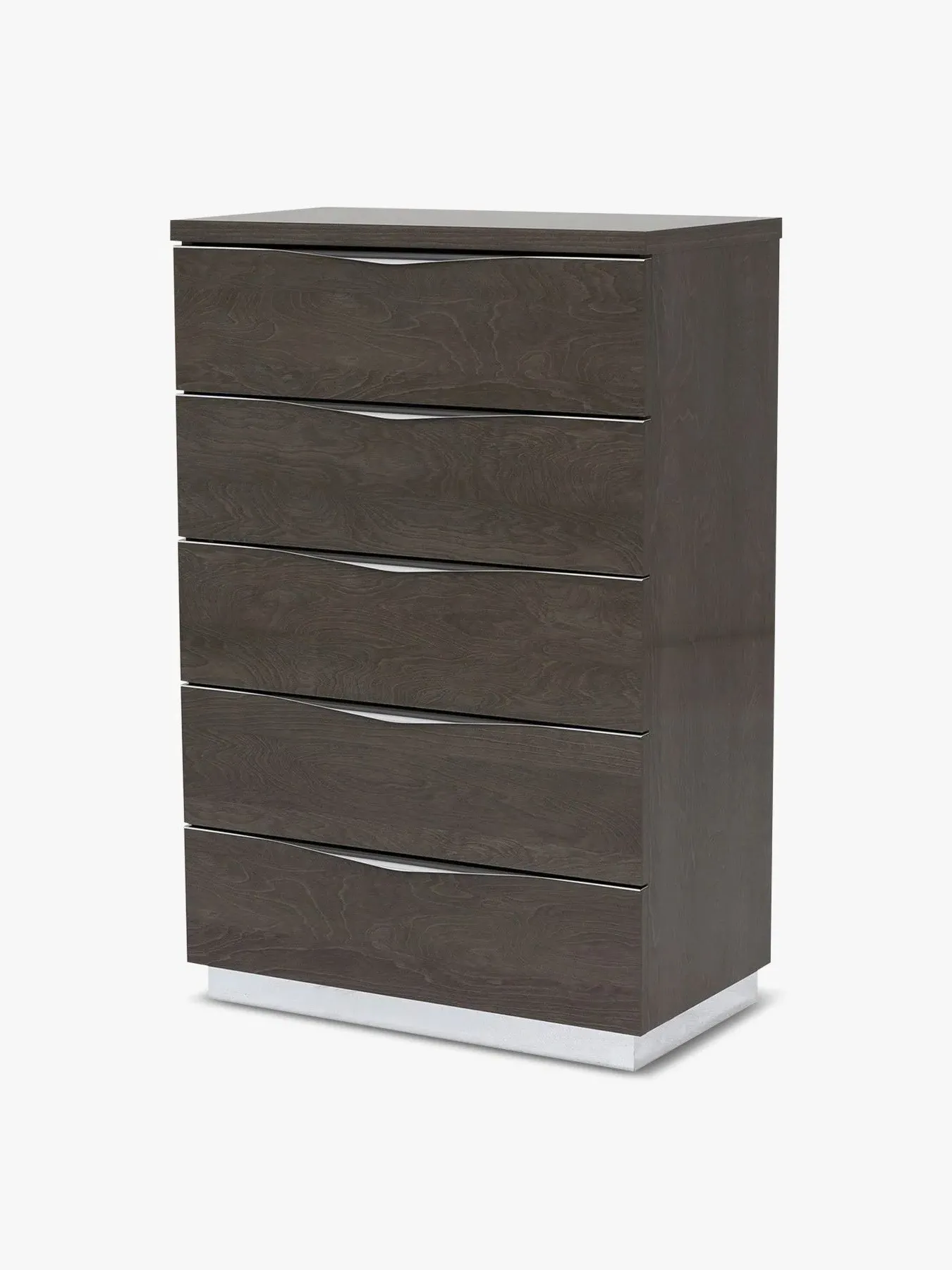 5-Drawer Tallboy Chest - Grey image