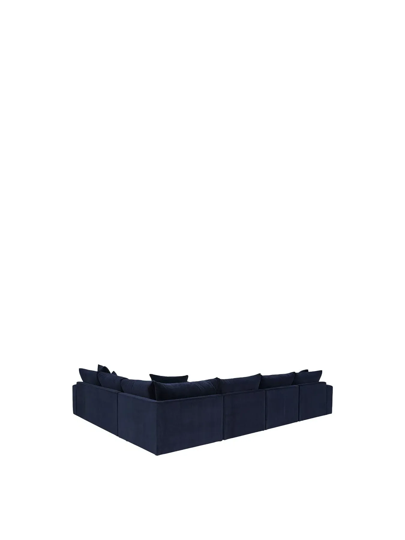 5-Seater Corner Sofa Modular - Blue