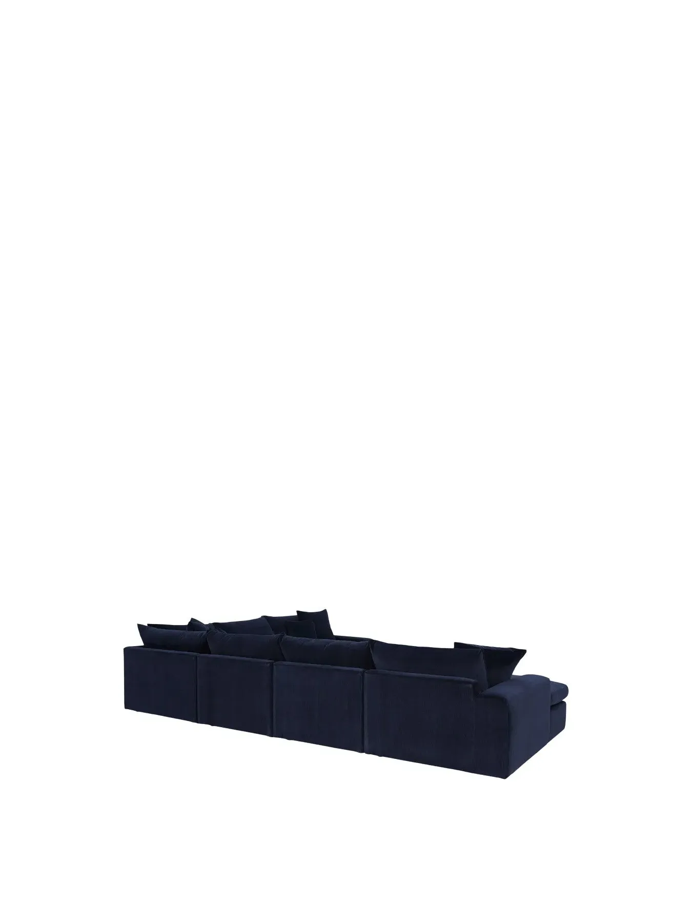 5-Seater Corner Sofa Modular - Blue