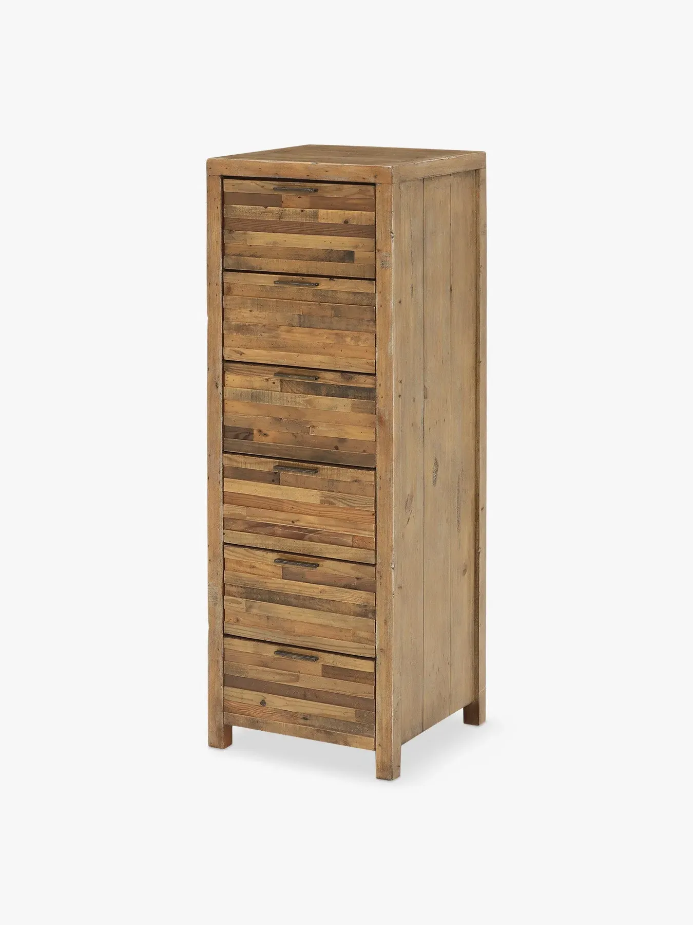 6-Drawer Tallboy Storage - Oakland, Reclaimed Wood image
