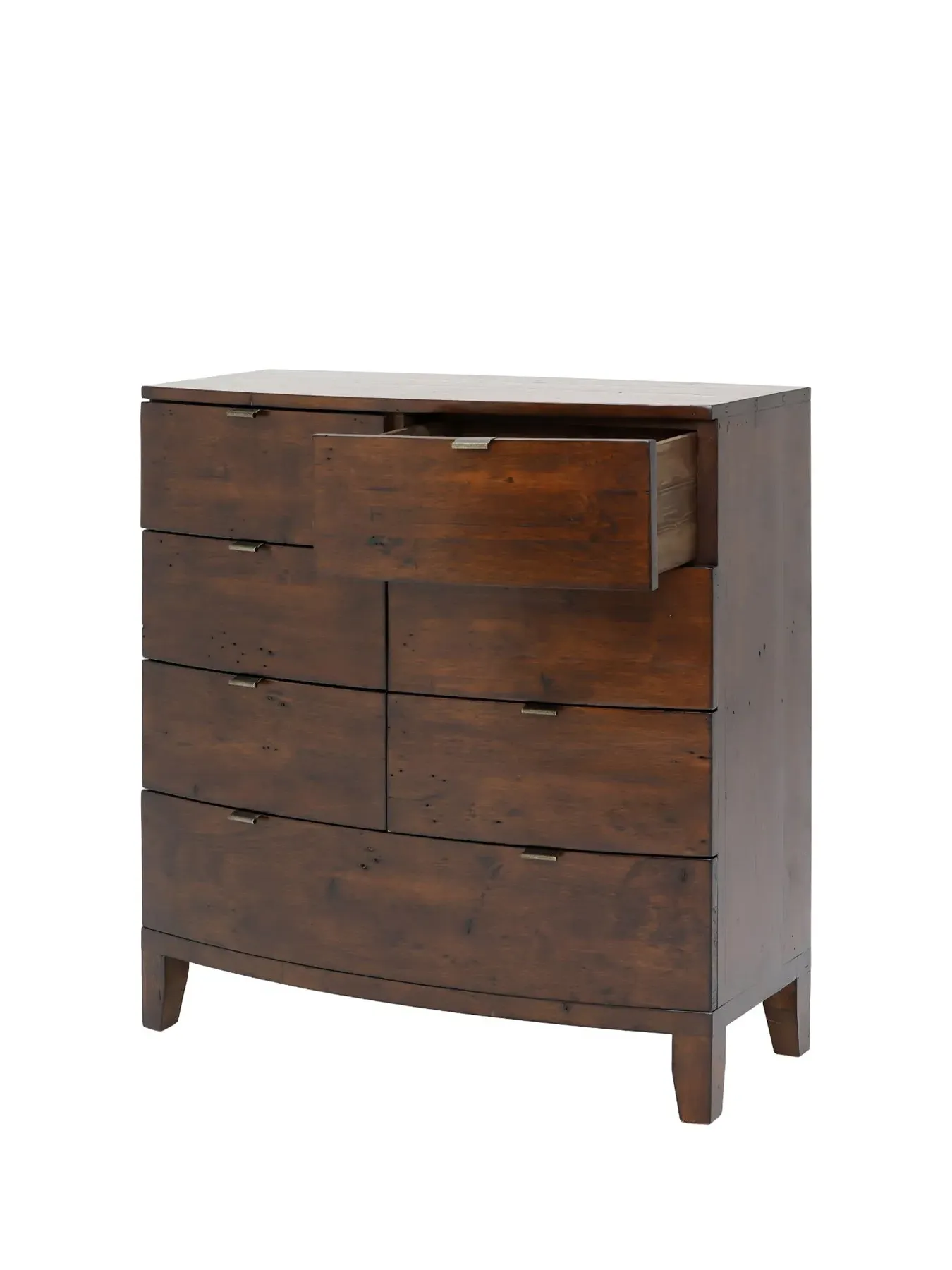 7-Drawer Chest with Storage - Chestnut, Wood