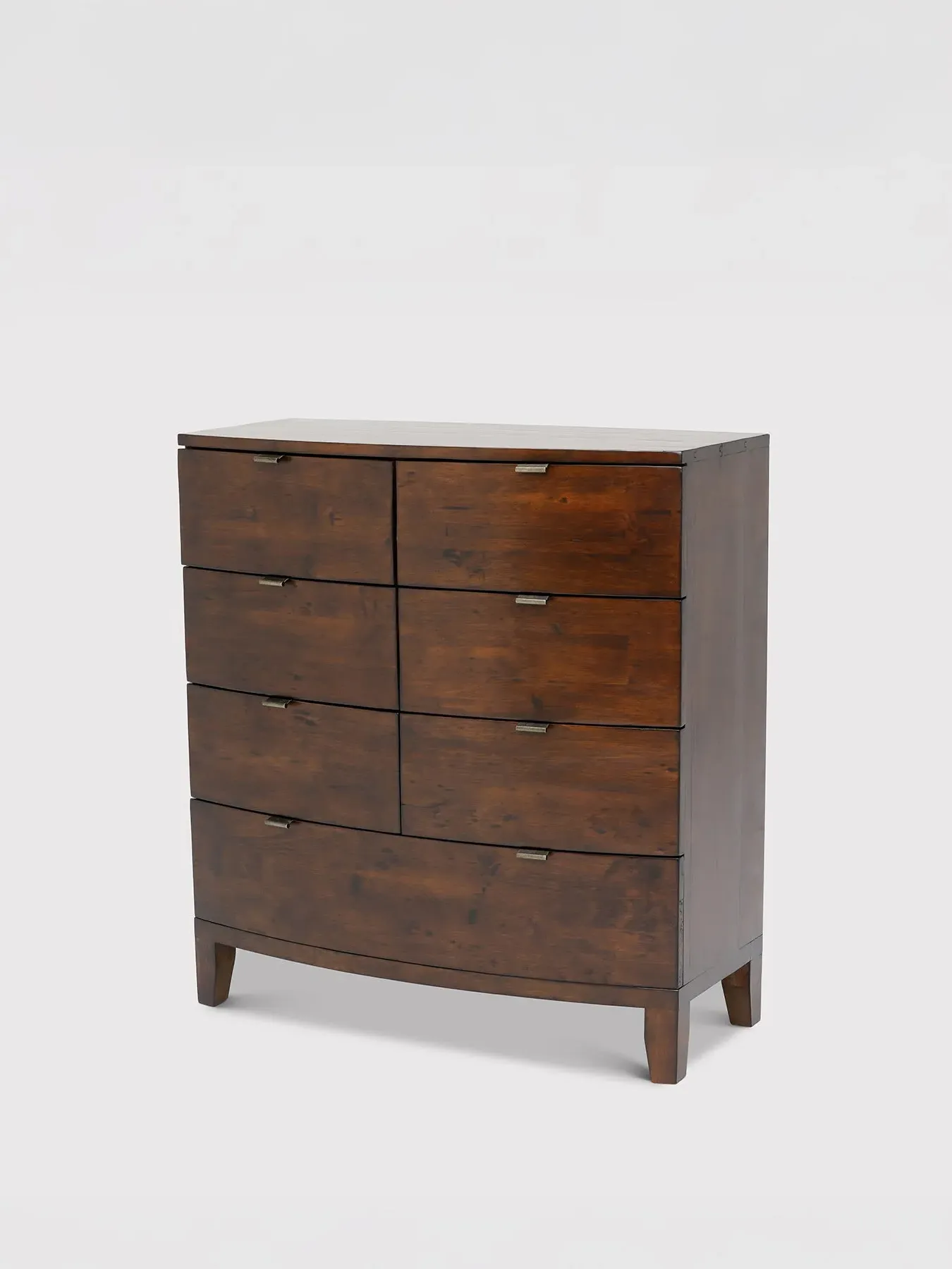 7-Drawer Chest with Storage - Chestnut, Wood
