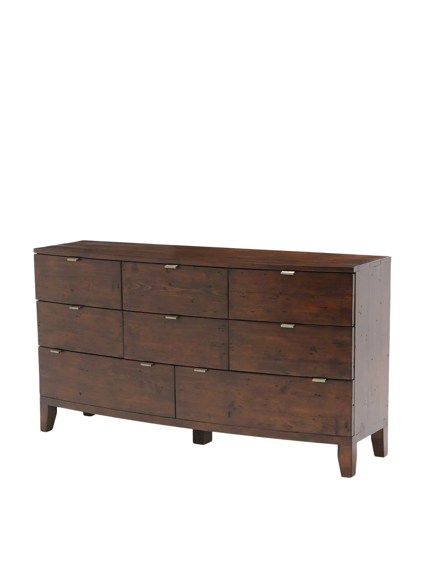 8-Drawer Dresser Cabinet - Chestnut, Reclaimed Wood