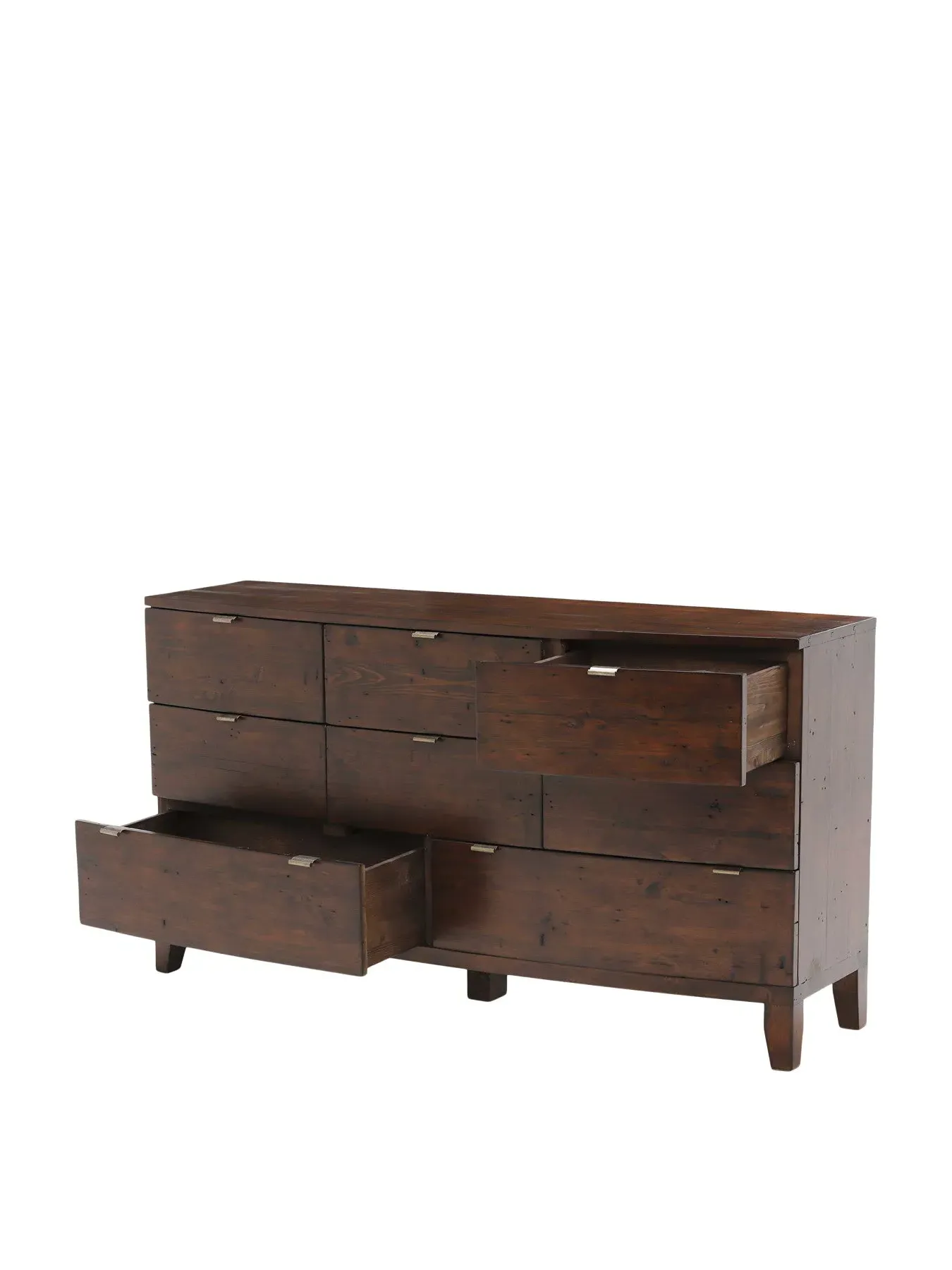 8-Drawer Dresser Cabinet - Chestnut, Reclaimed Wood