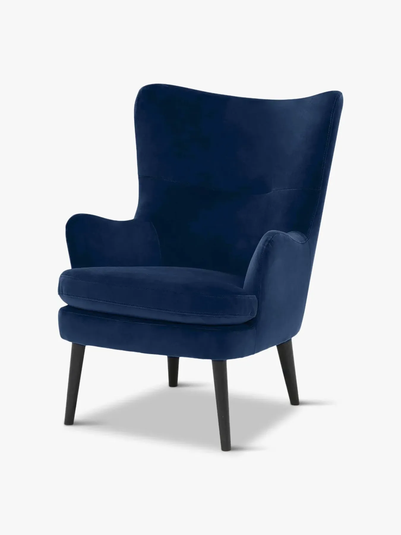 Accent Chair - Navy Blue, Velvet image