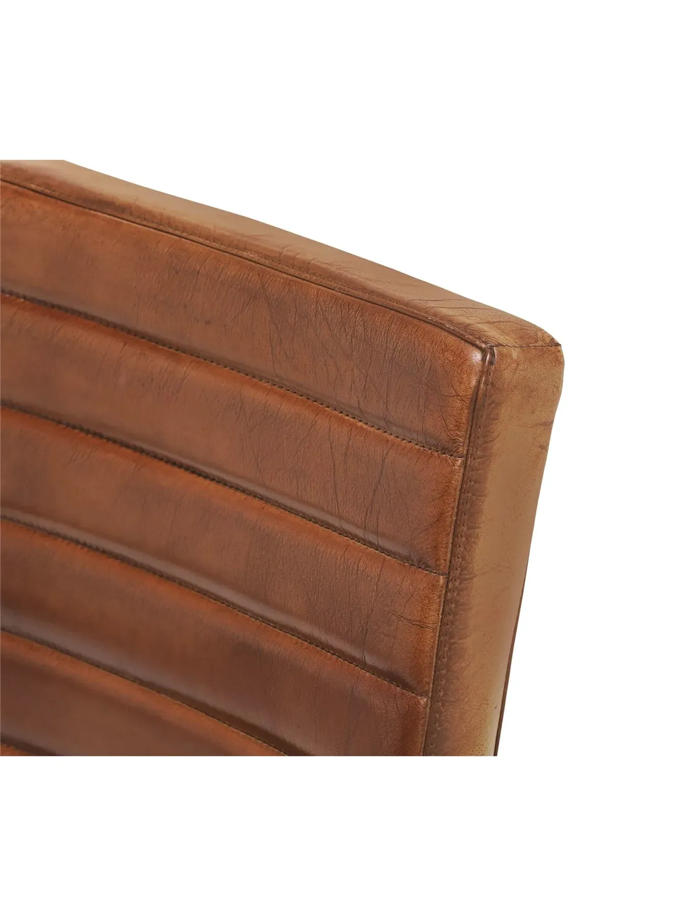 Buffalo Dining Chair - Brown, Leather