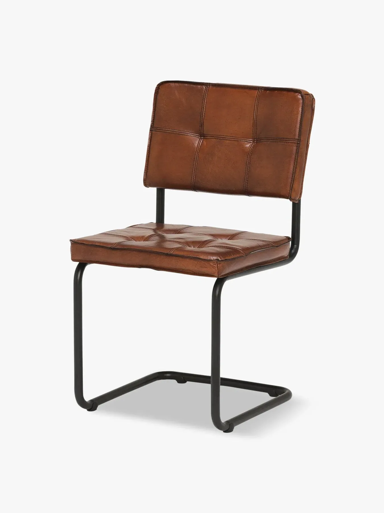 Byron Dining Chair - Brown, Leather image