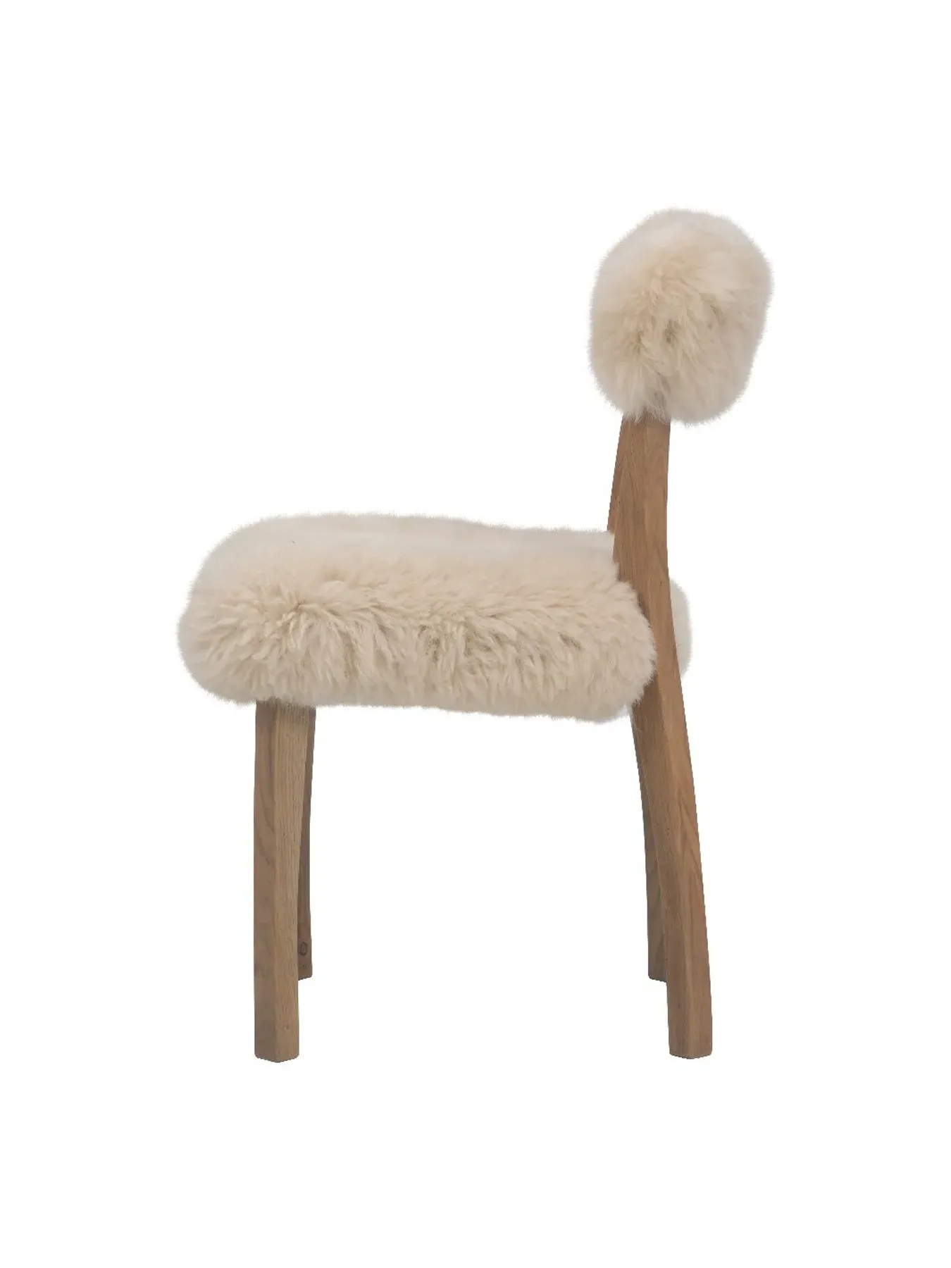 Cabin Dining Chair with Cushion - Neutral, Oak
