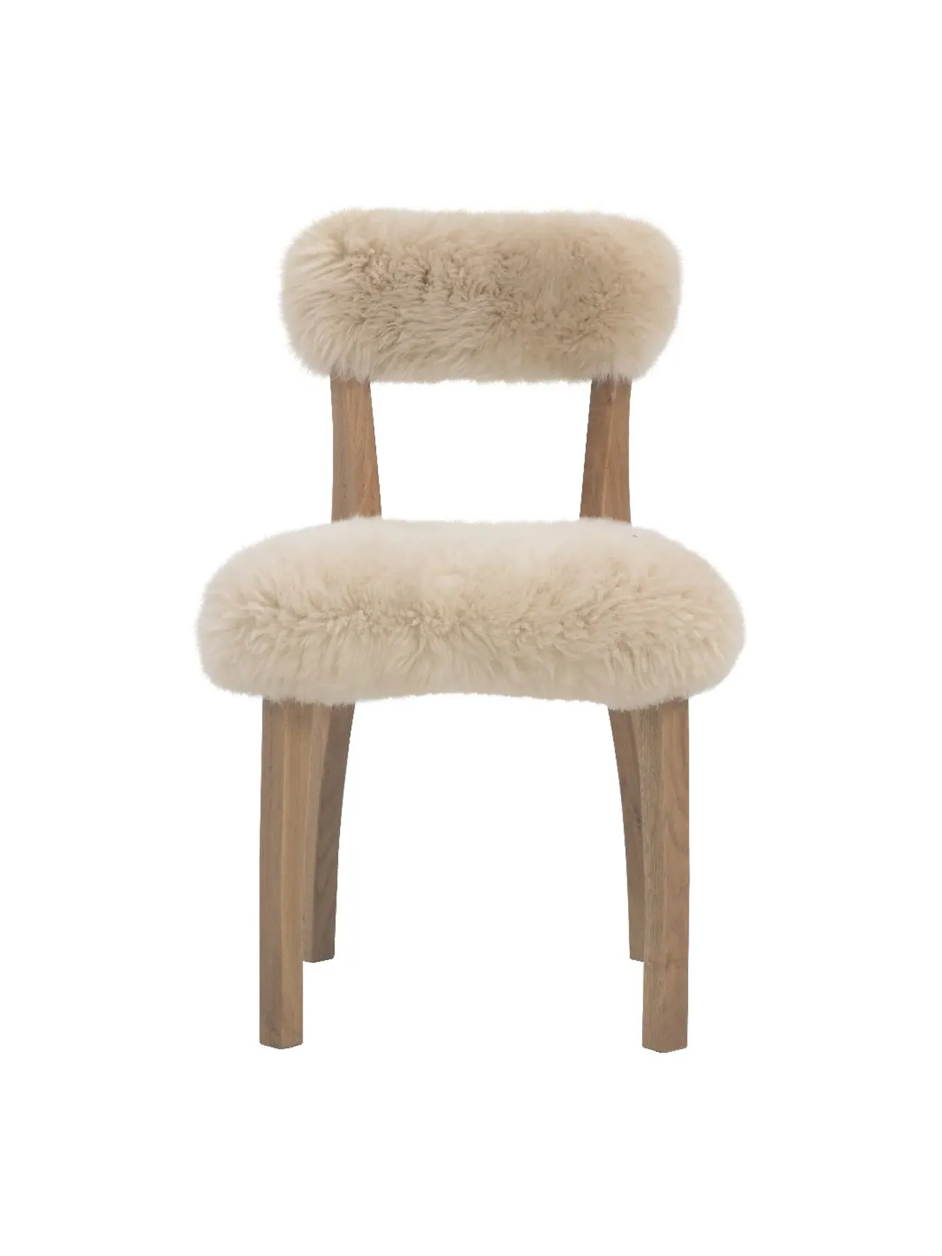 Cabin Dining Chair with Cushion - Neutral, Oak